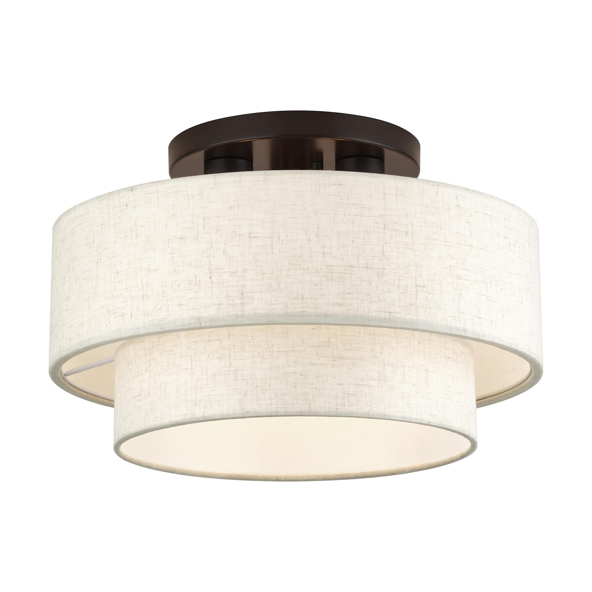 Manorwood 15 Inch Semi Flush Mount by Livex Lighting