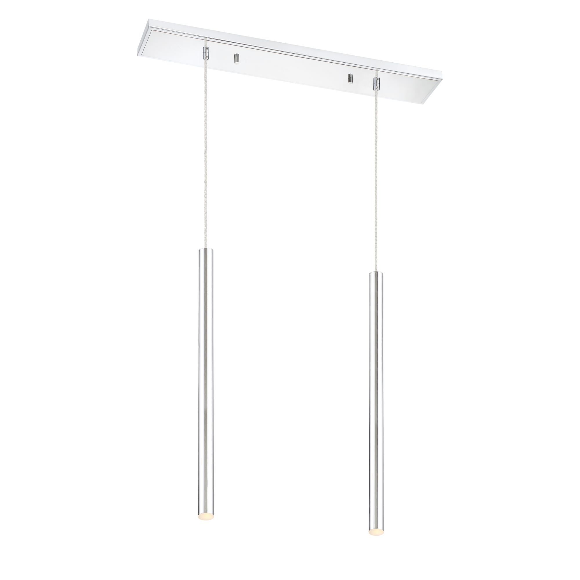 Shown in Chrome finish and Steel glass and Steel shade