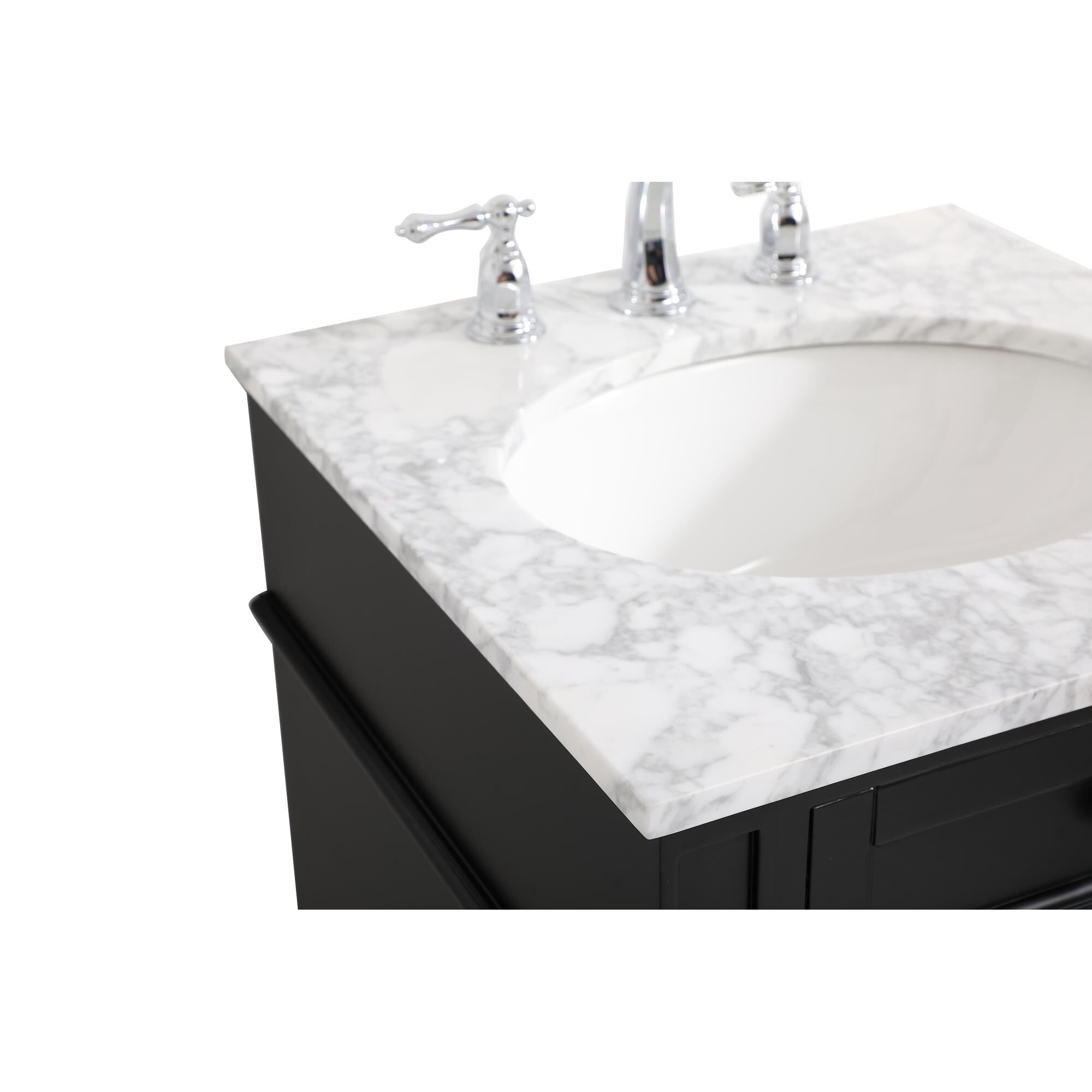 Shown in Black finish