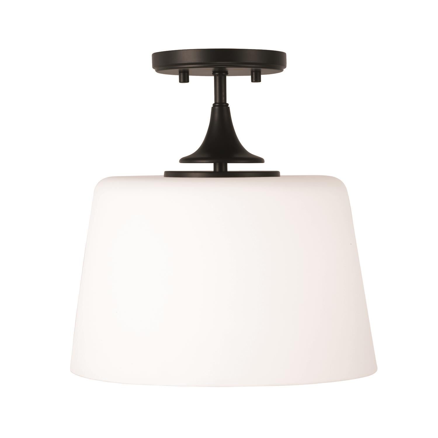 Presley 11 Inch 1 Light Semi Flush Mount by Homeplace by Capital Lighting Fixture Company