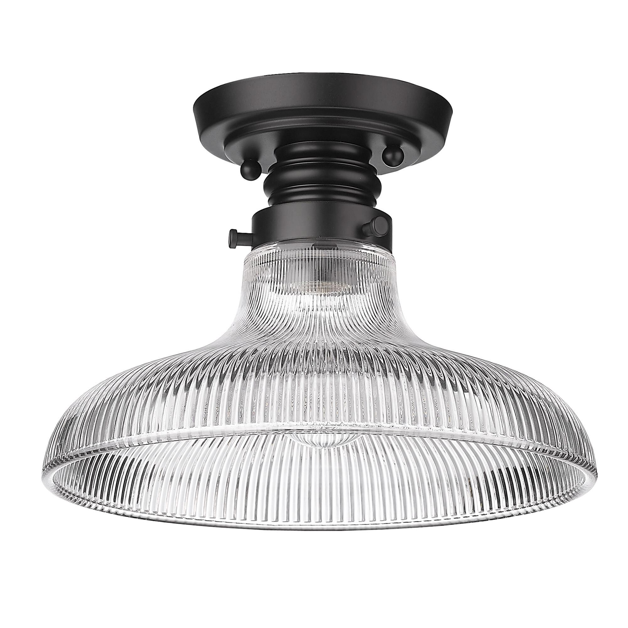 Clary 10 Inch Flush Mount by Golden Lighting