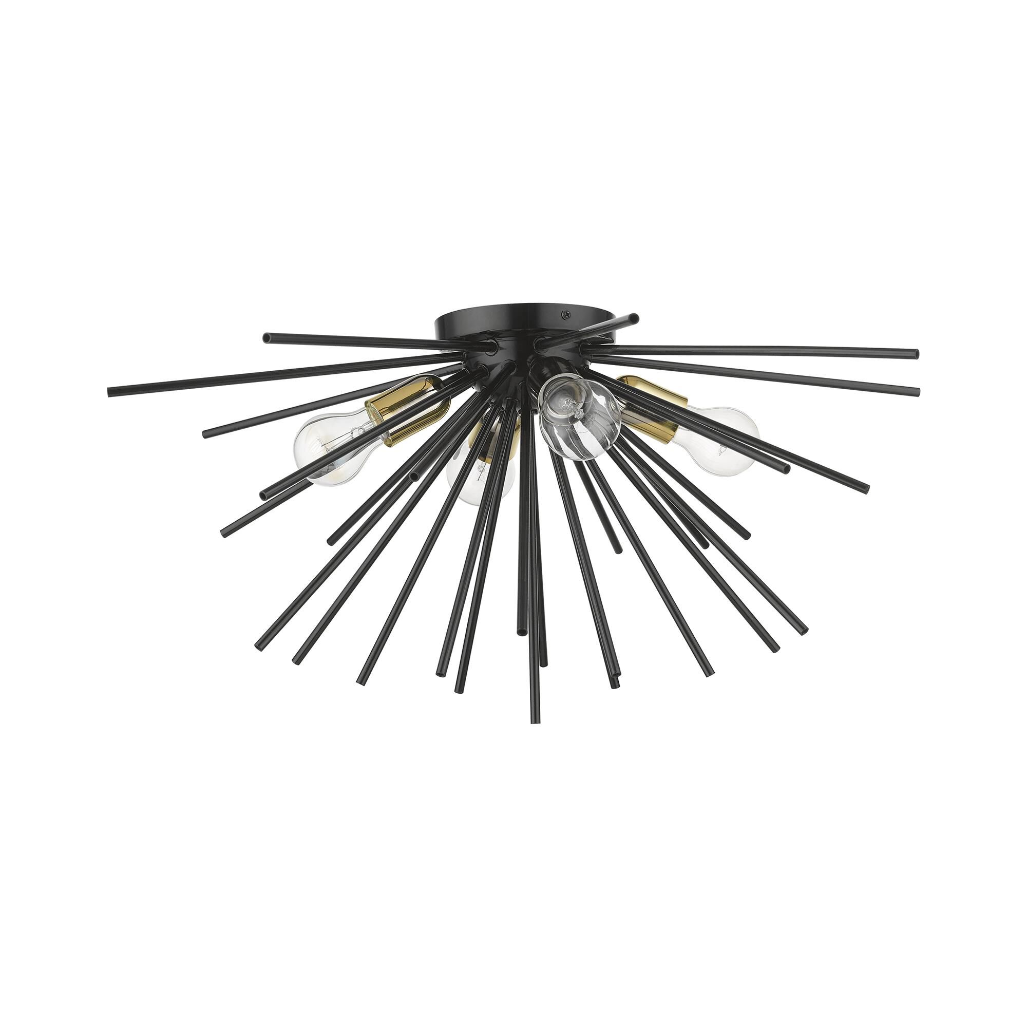 Tribeca 25 Inch 4 Light Flush Mount by Livex Lighting