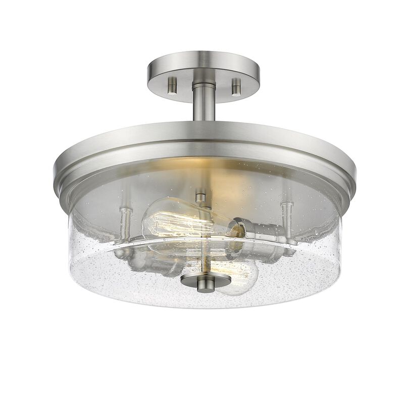 Bohin 13 Inch 2 Light Semi Flush Mount by Z-Lite