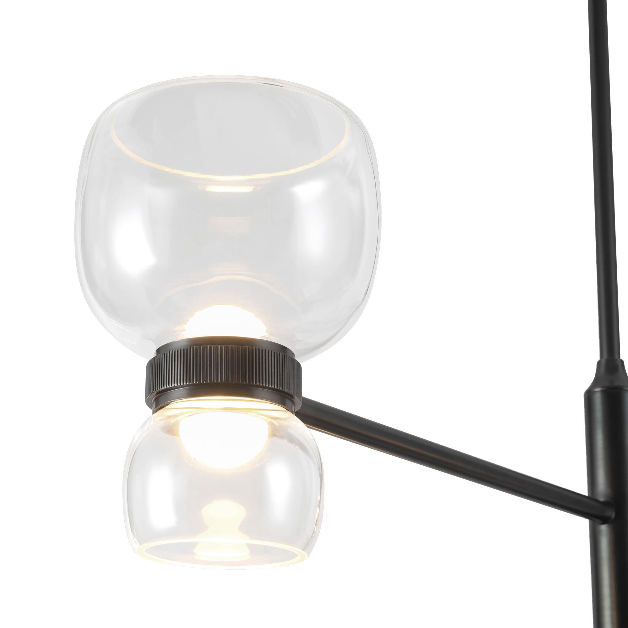 Shown in Urban Bronze finish and Clear glass