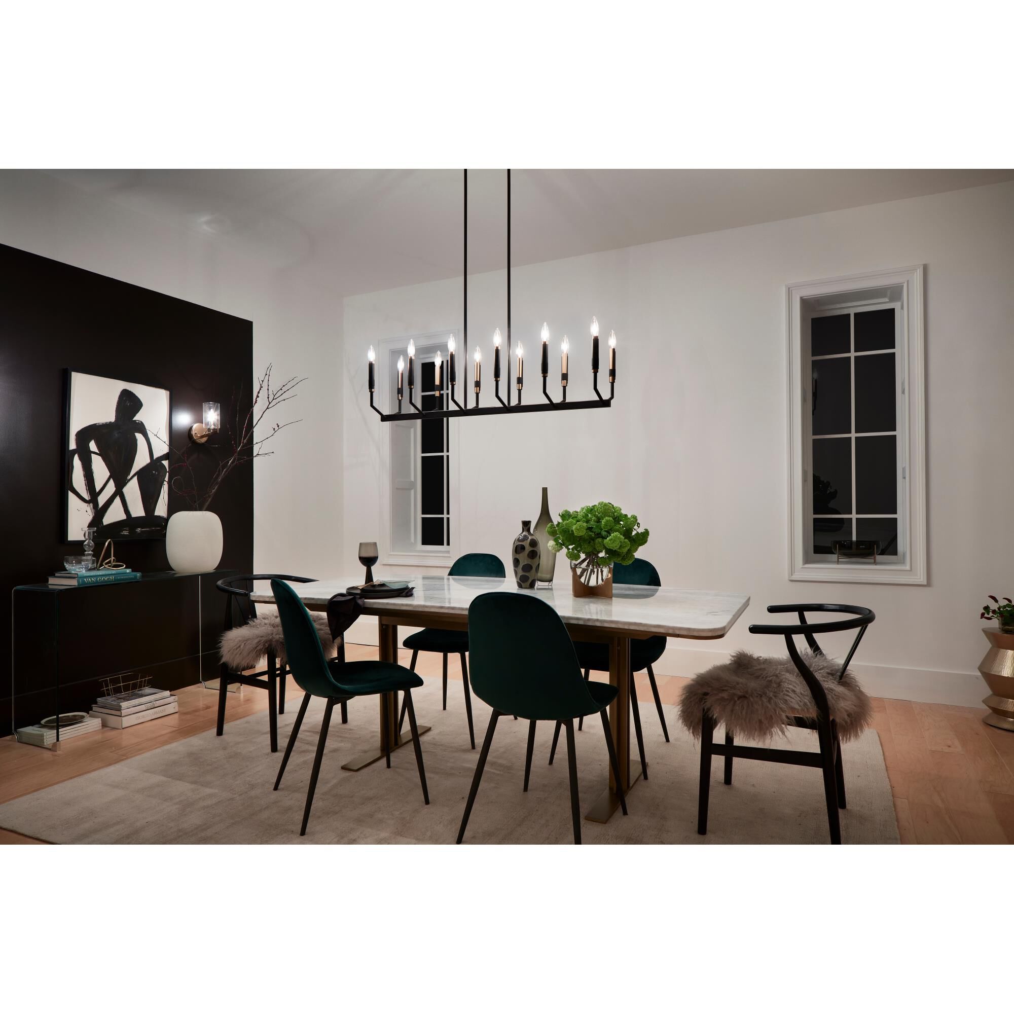 Shown in Black finish