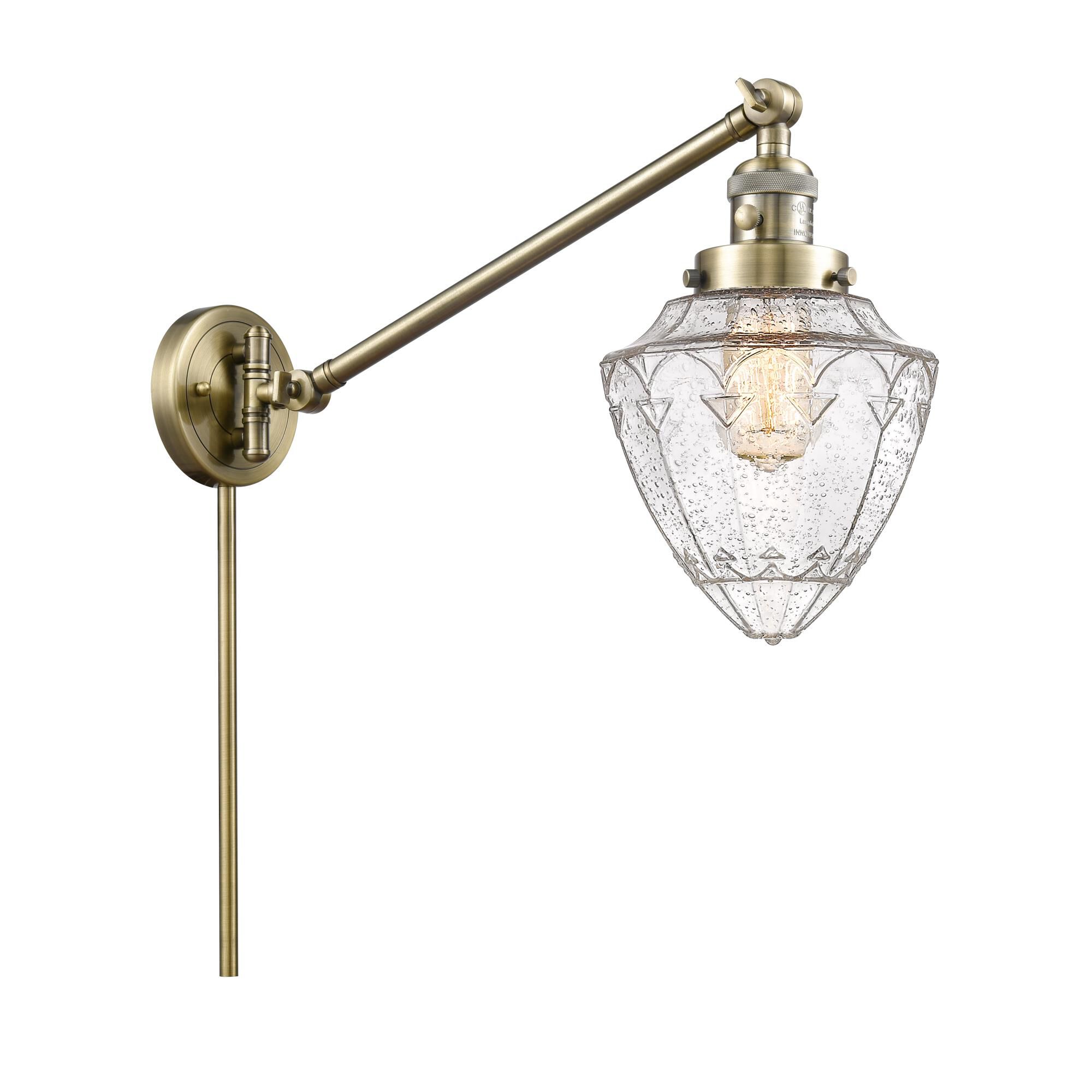 Bruno Marashlian Bullet Wall Swing Lamp by Innovations Lighting