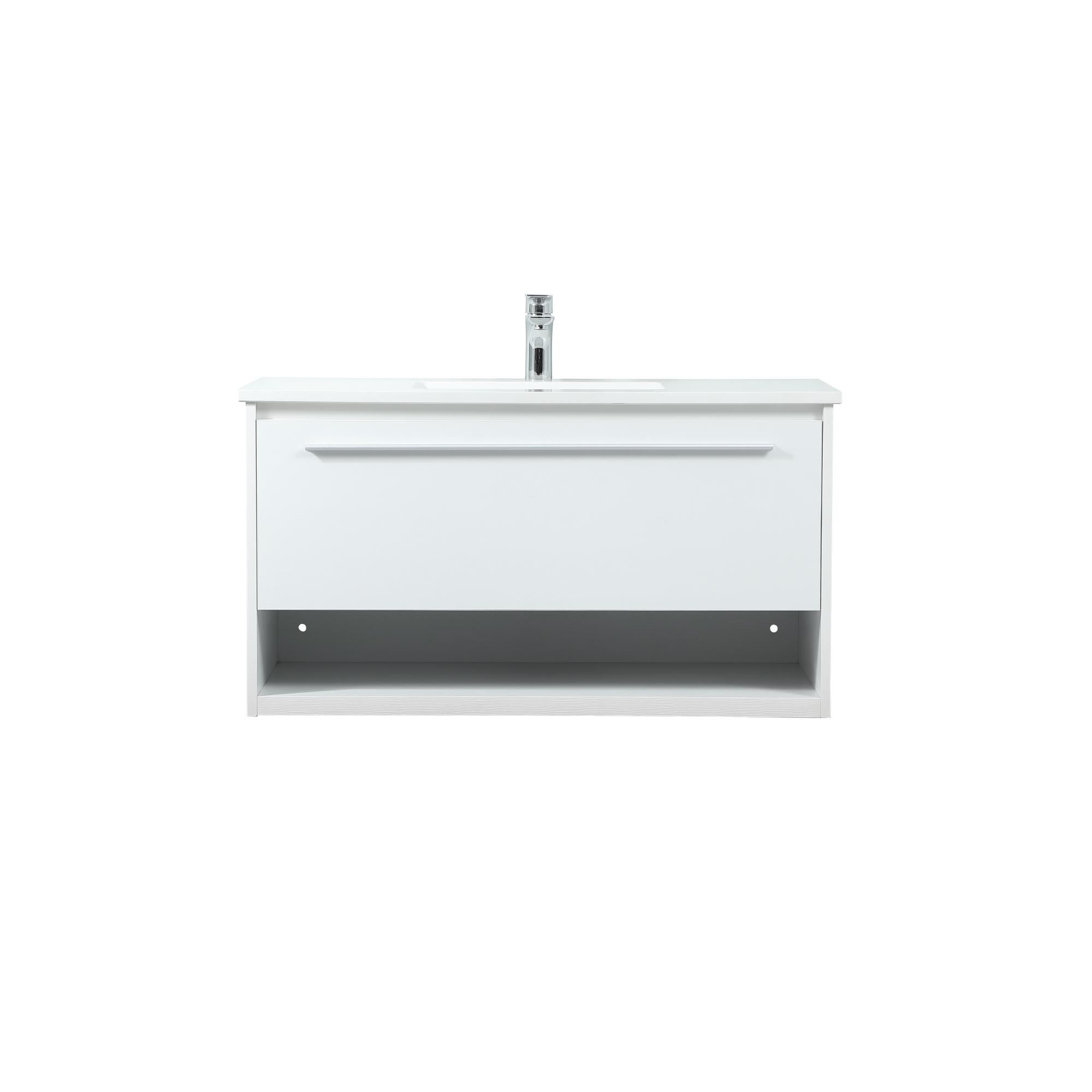 Shown in White finish