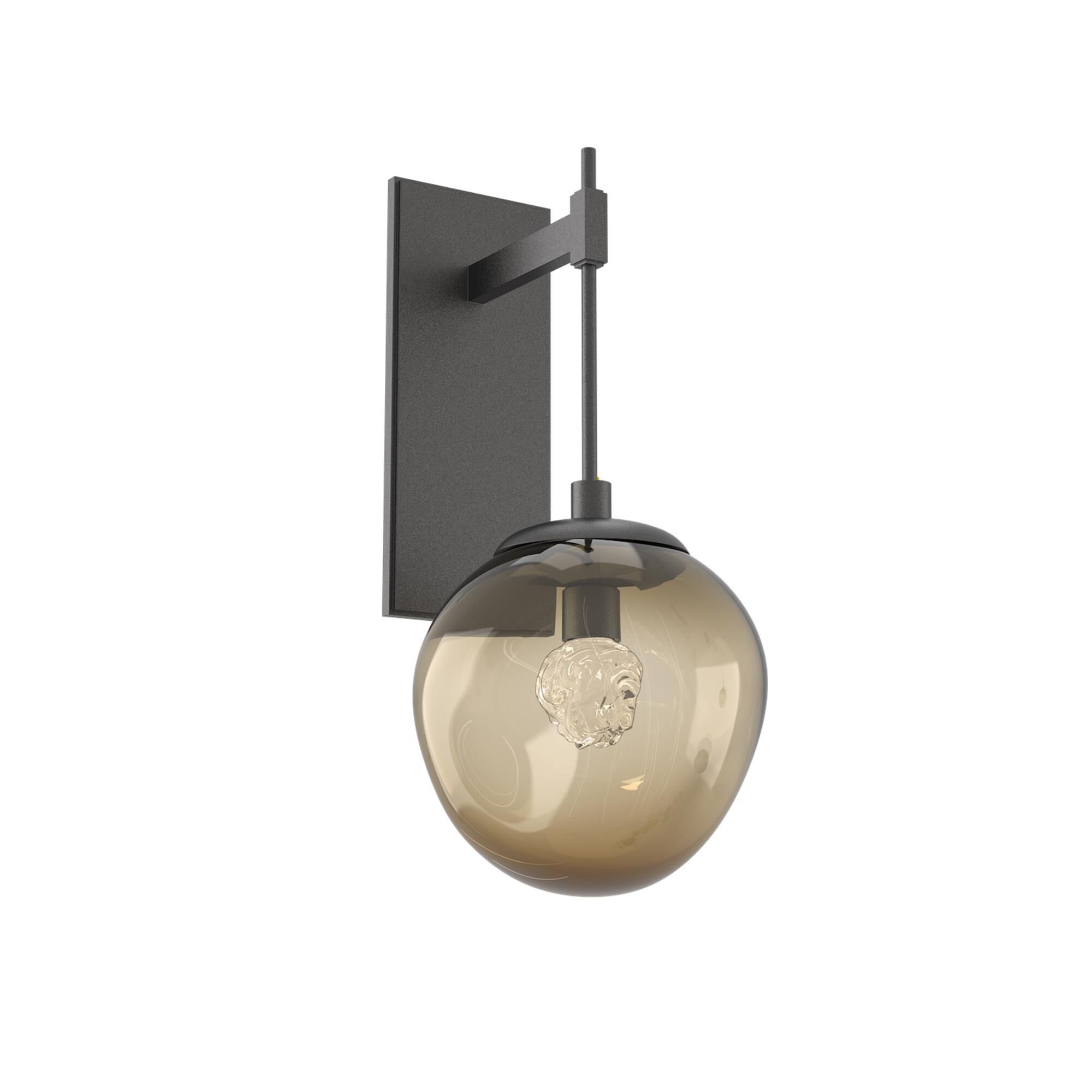 Shown in Graphite finish and Floret Inner And Bronze Outer glass