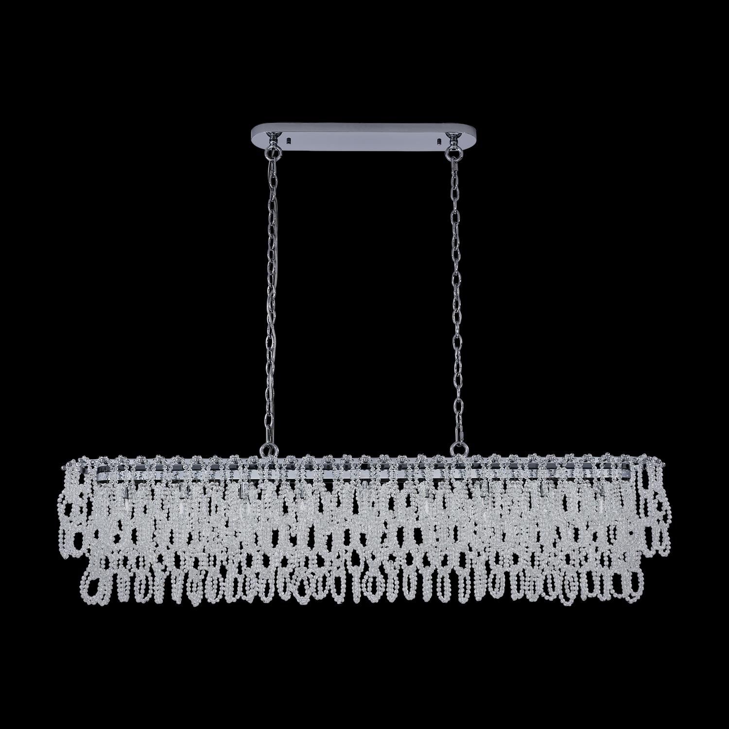 Shown in Polished Chrome finish and Firenze Clear crystal