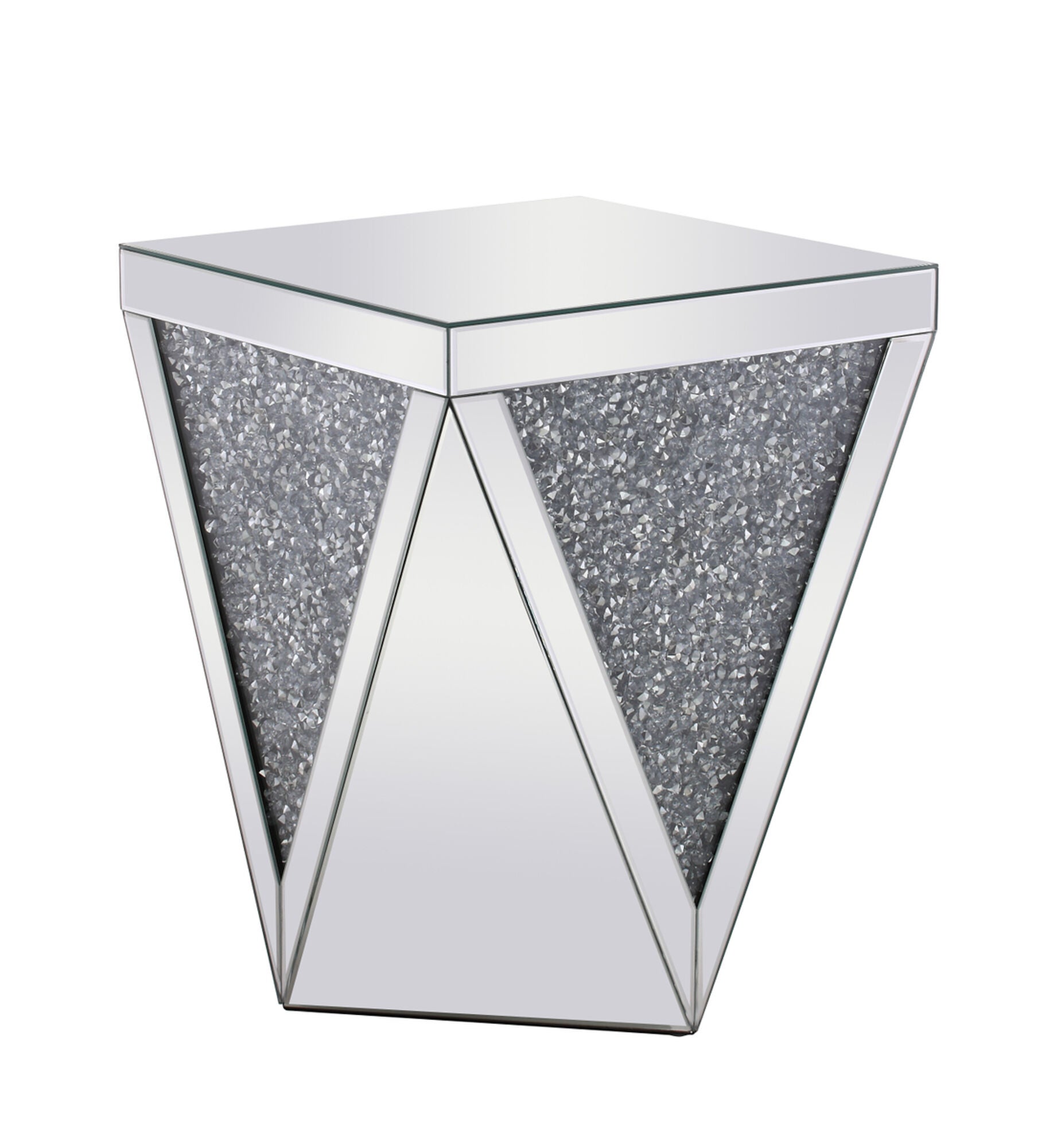 Shown in Clear Mirror finish and Royal Cut - Silver crystal