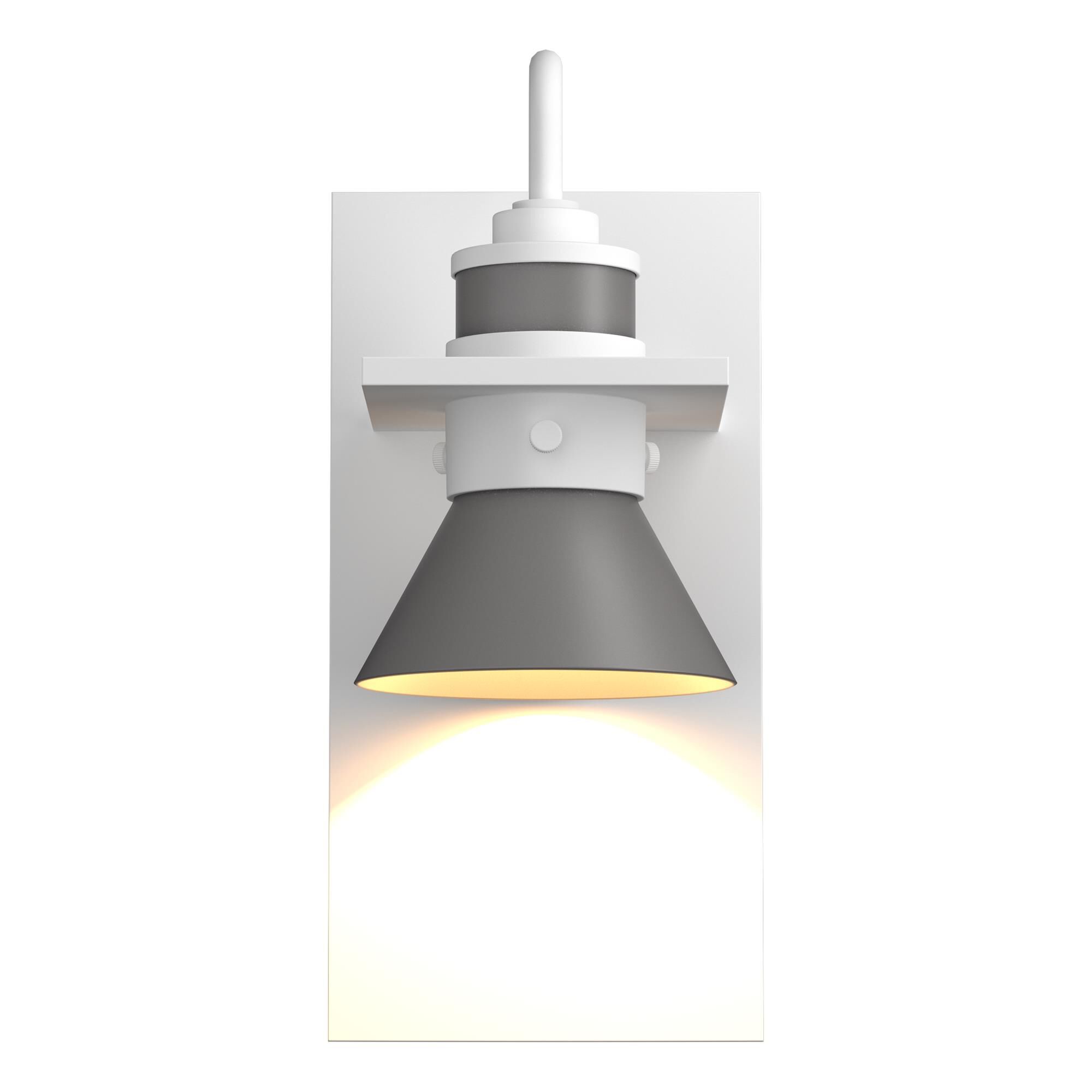 Shown in Coastal White finish and Coastal Burnished Steel shade