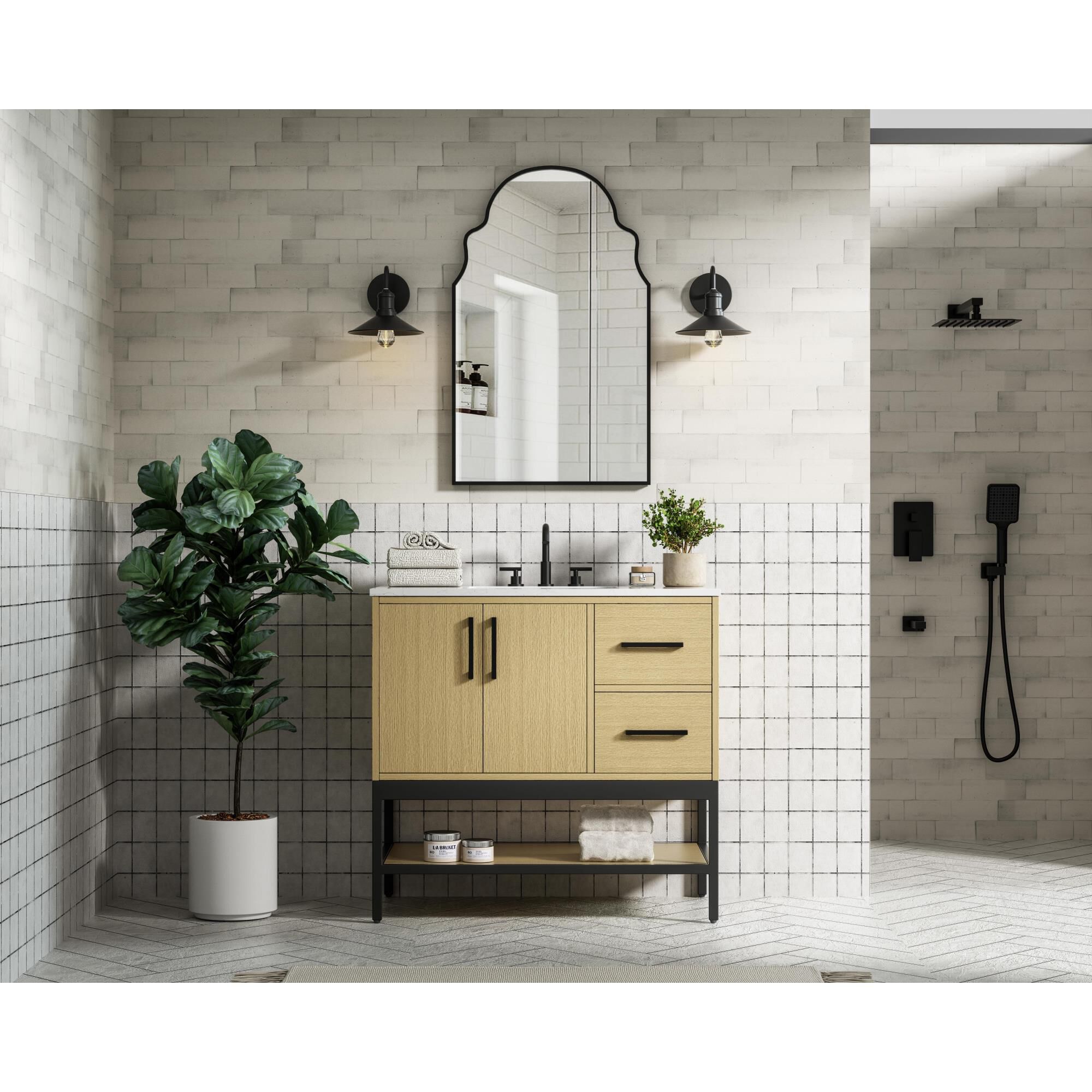 Shown in Honey Brown finish