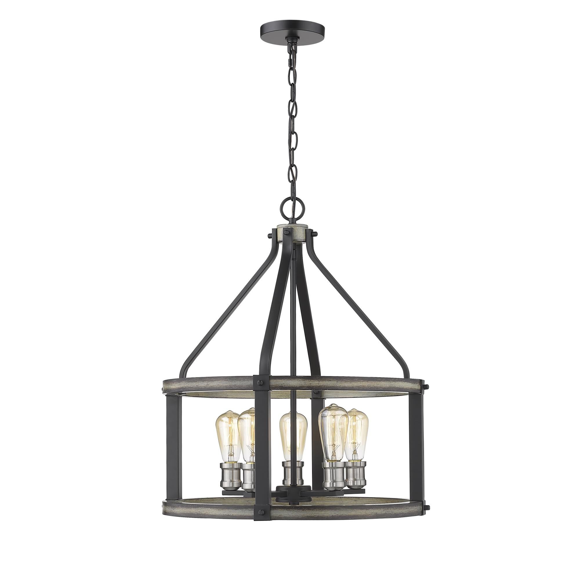 Kirkland 20 Inch 5 Light Mini Chandelier by Z-Lite