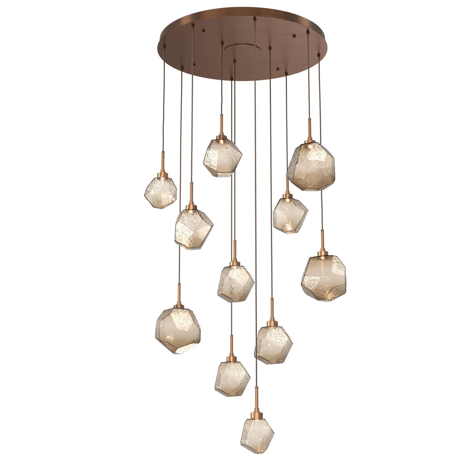 Gem 35 Inch 11 Light LED Multi Light Pendant by Hammerton Studio