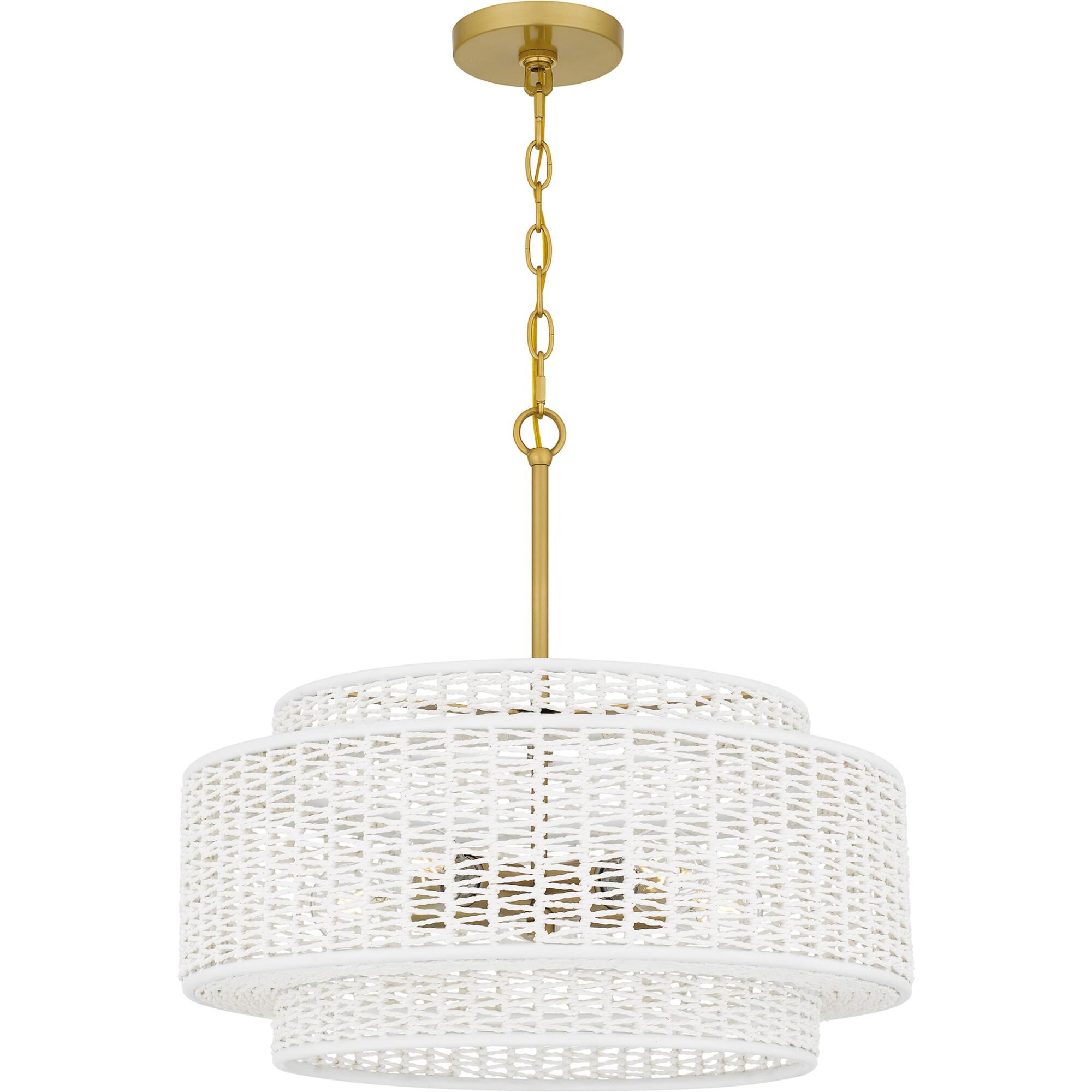 Teton 20 Inch Mini Chandelier by Quoizel