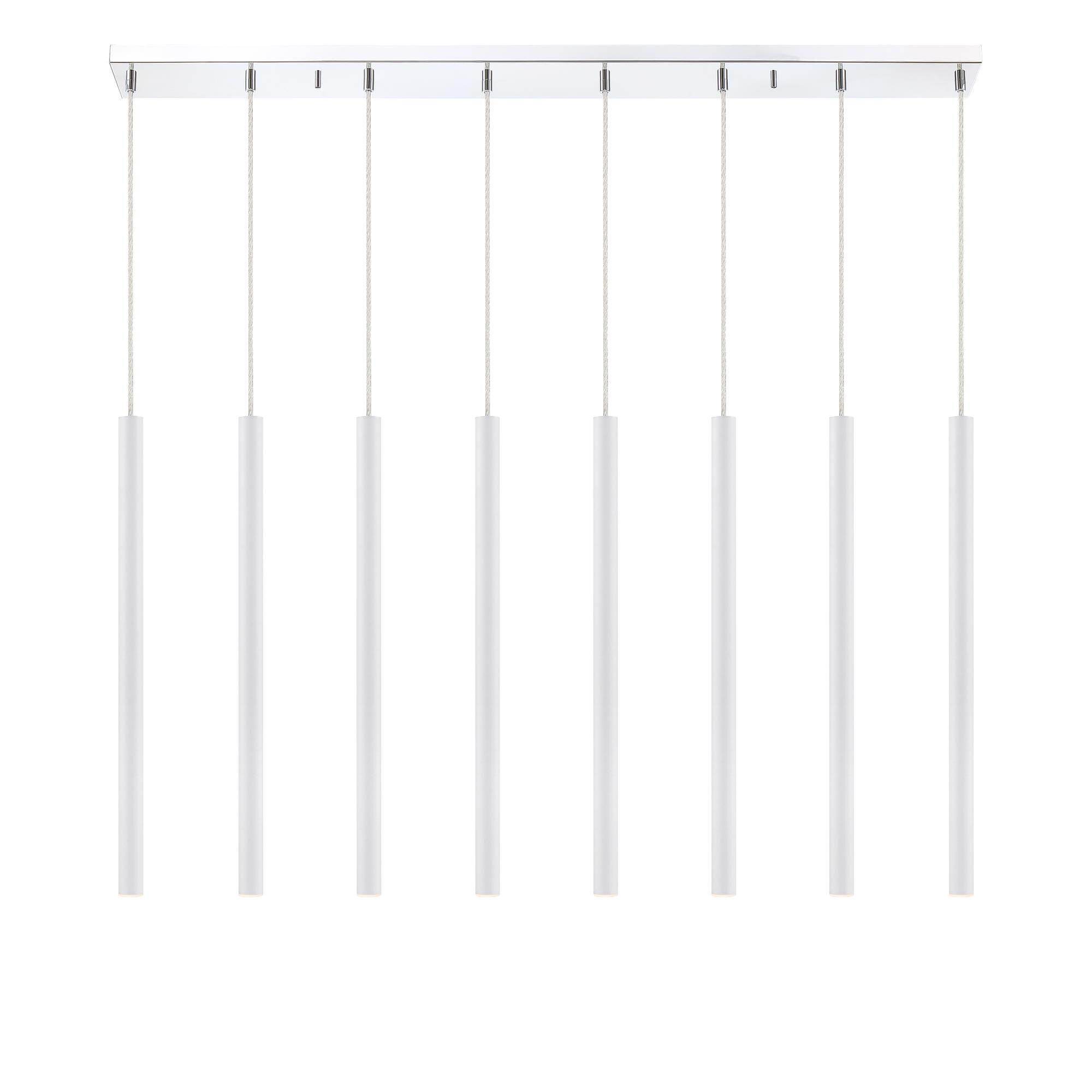 Shown in Chrome finish and Steel glass and Steel shade