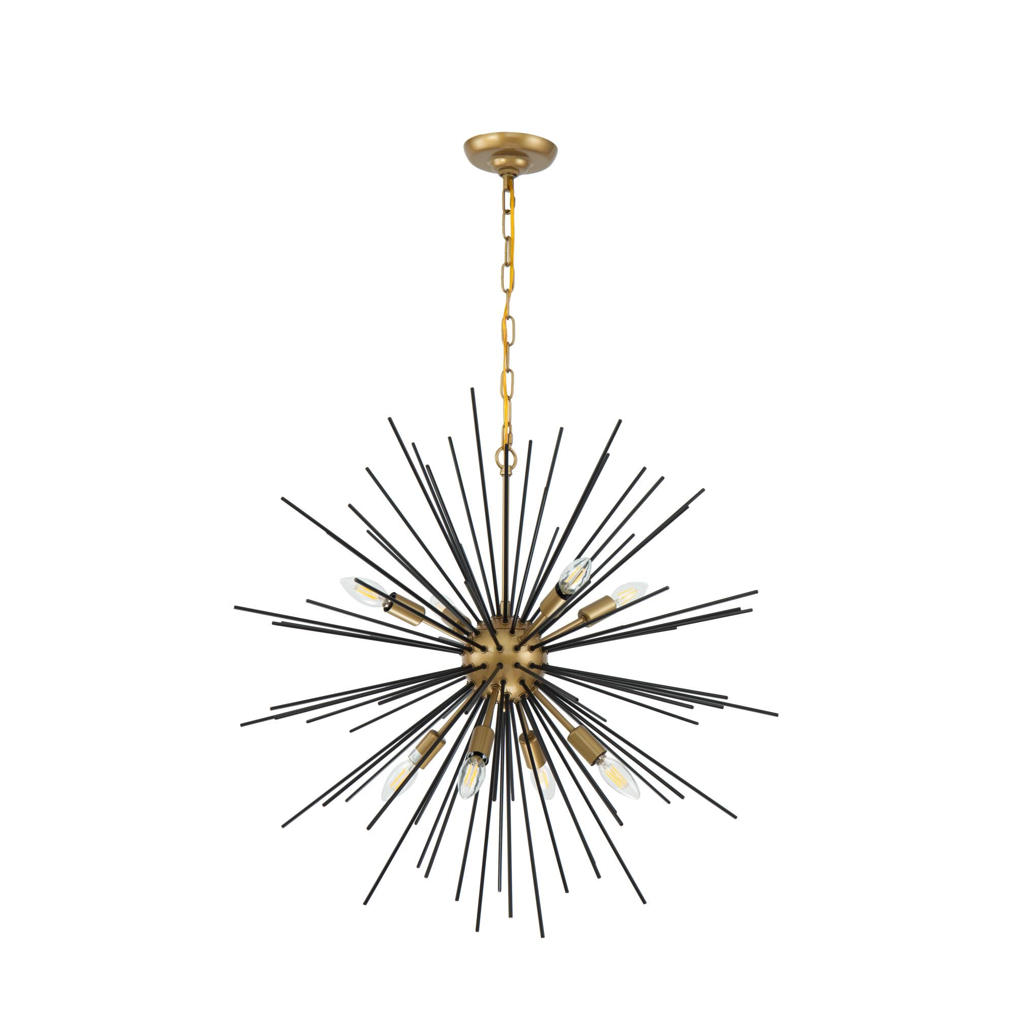 Timber 30 Inch Large Pendant by Elegant Lighting