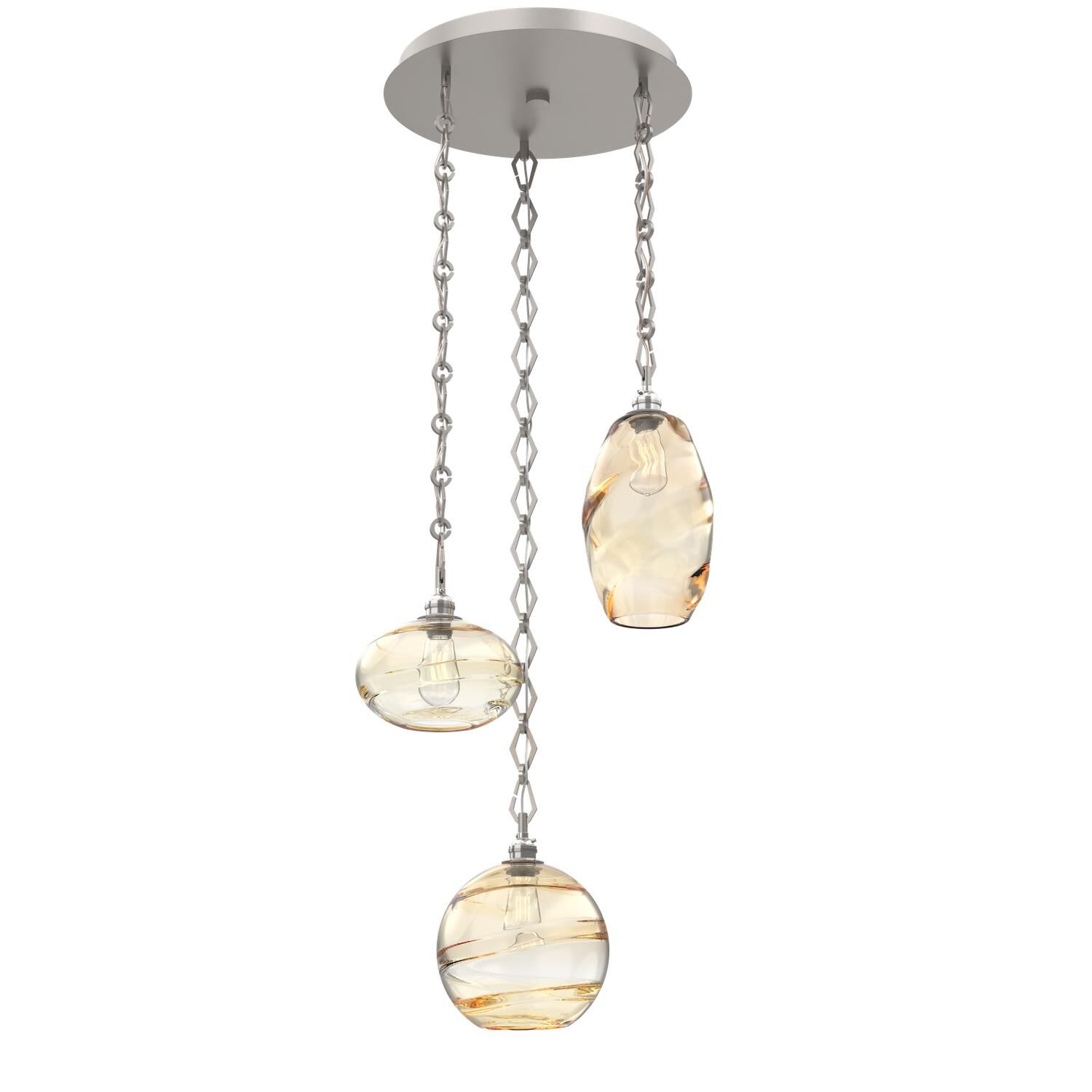 Levi Wilson Misto 21 Inch Multi Light Pendant by Hammerton Studio