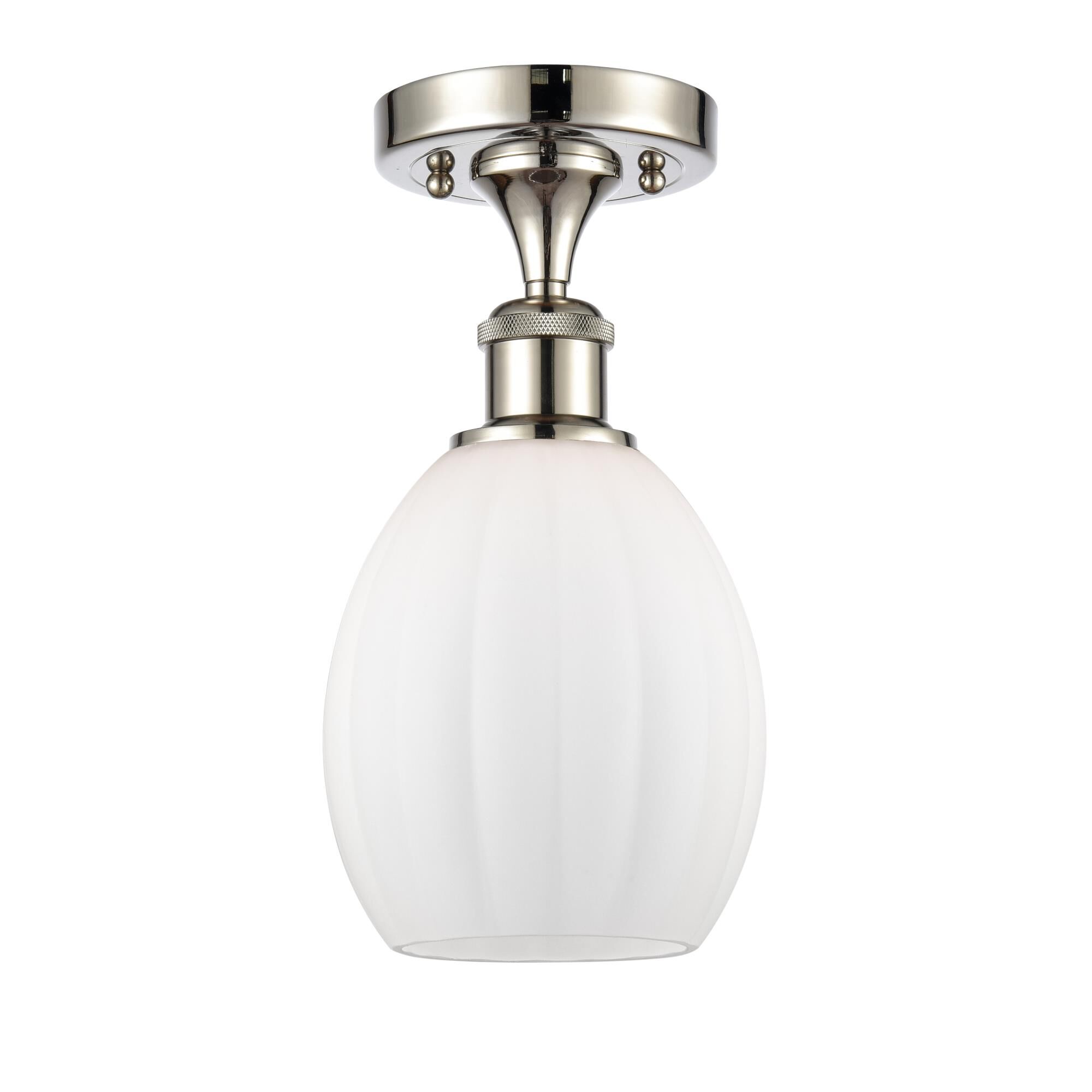 Shown in Polished Nickel finish and Sphere glass and Glass shade