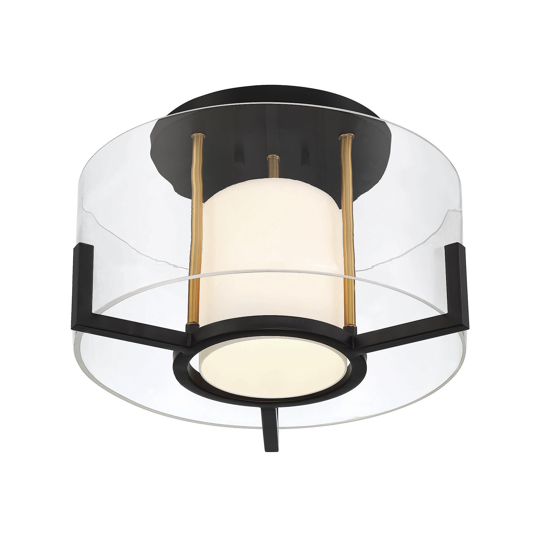 Eaton 17 Inch 1 Light Semi Flush Mount by Savoy House