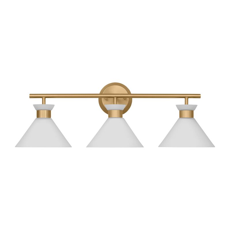 Drew & Jonathan Belcarra 27 Inch 3 Light Bath Vanity Light by Visual Comfort Studio