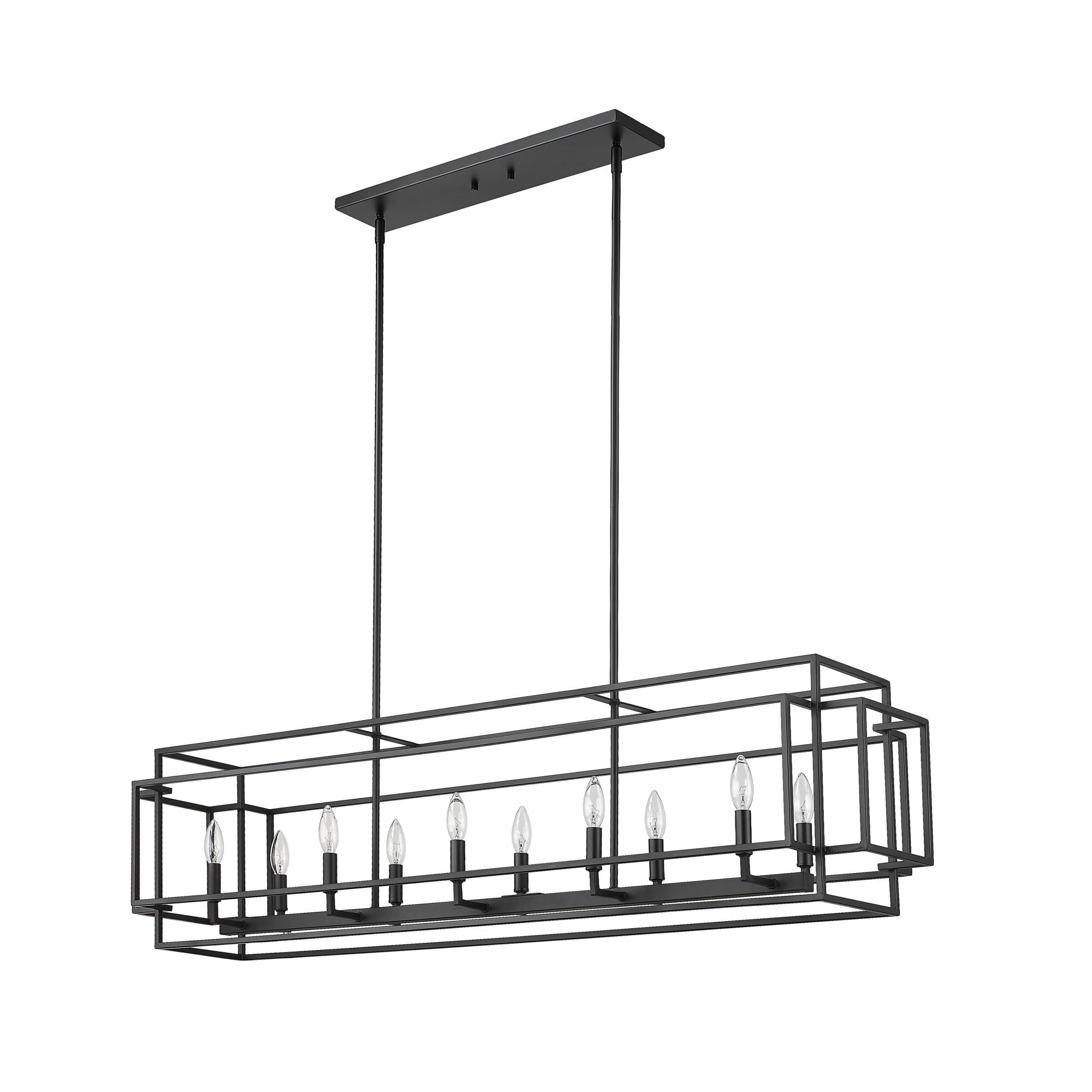 Titania 54 Inch 10 Light Linear Suspension Light by Z-Lite