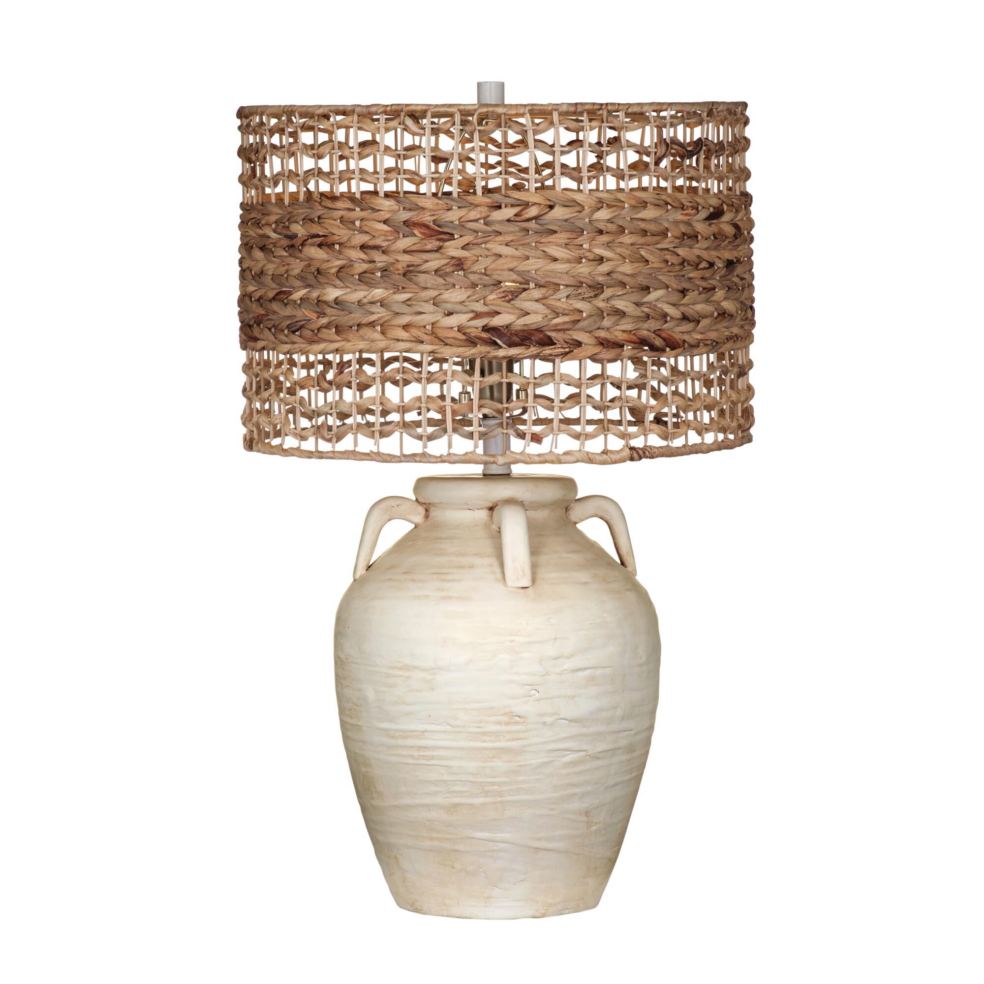 Shown in Cream, Natural finish and Natural shade