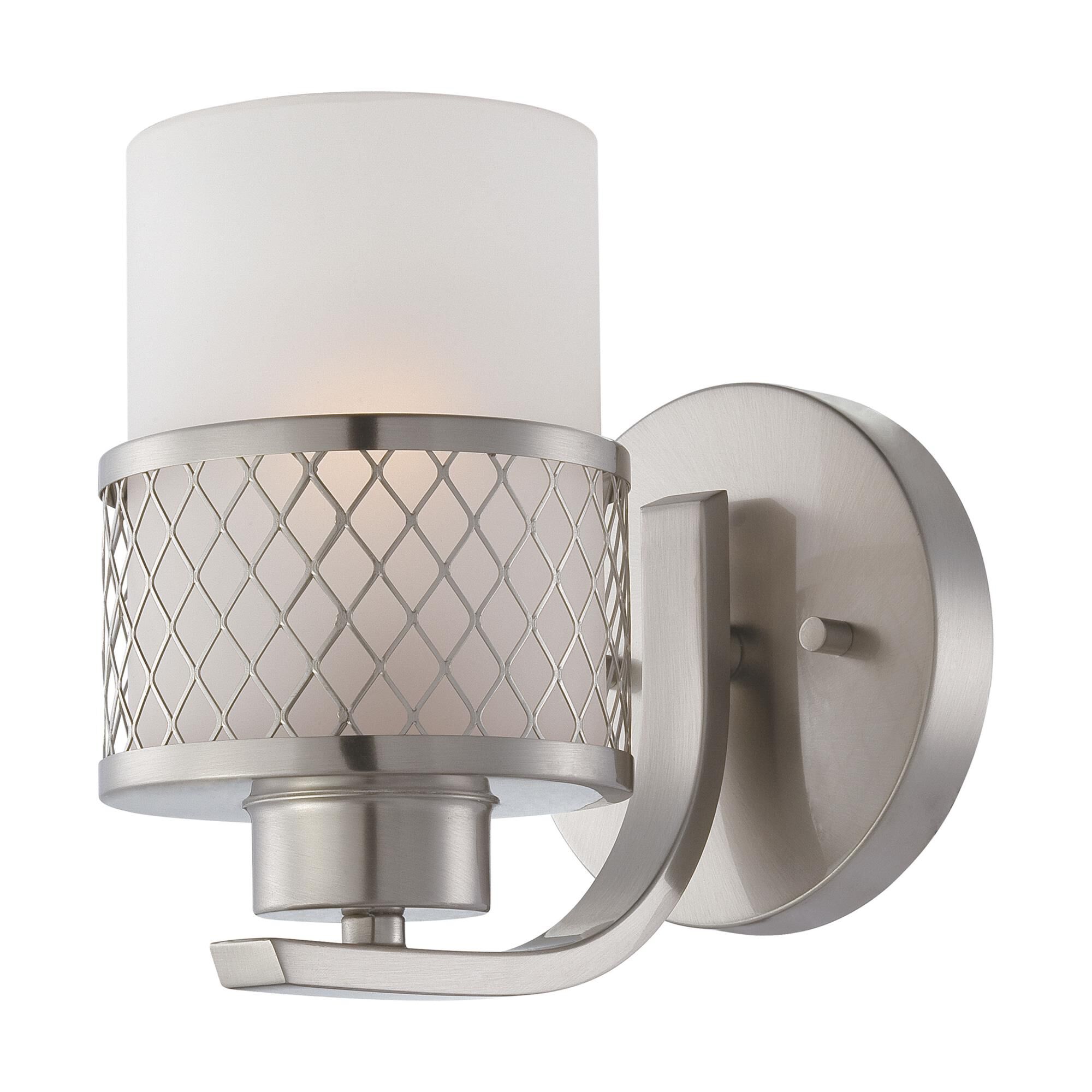 Fusion 7 Inch 1 Light Bath Vanity Light by Nuvo Lighting
