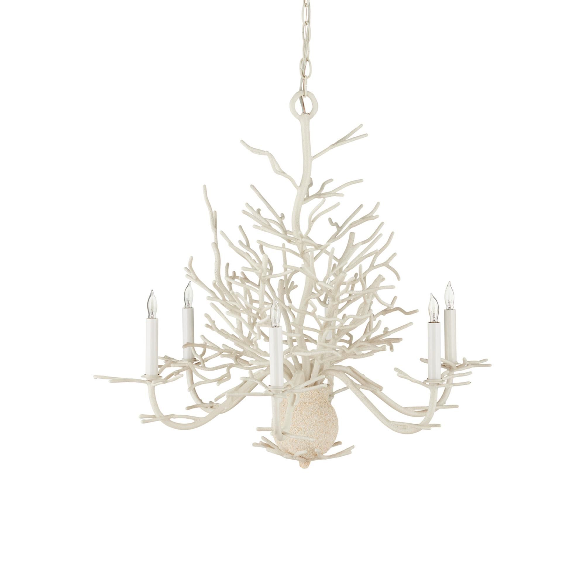 Bayside 29 Inch 6 Light Chandelier,