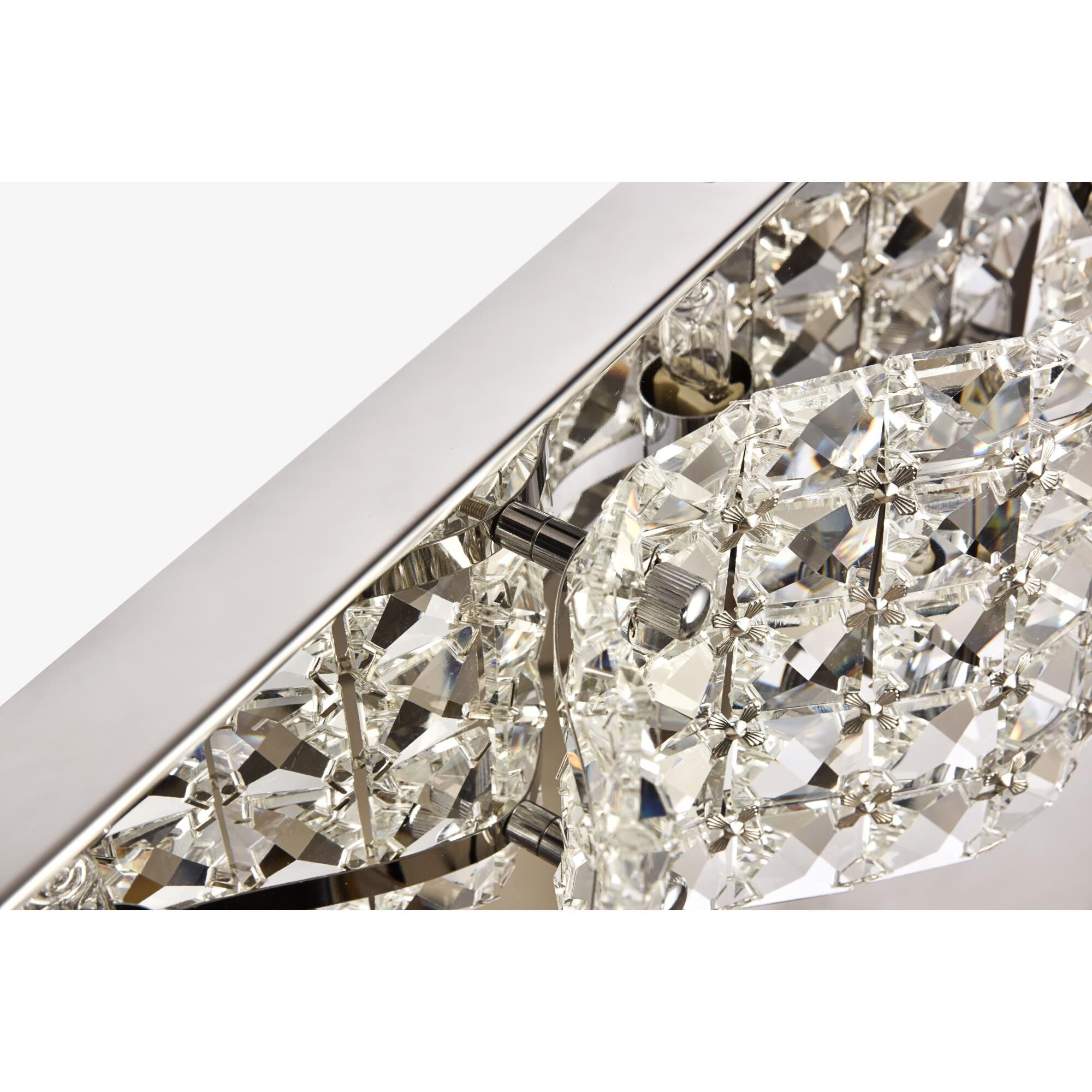 Shown in Chrome finish and Clear Royal Cut crystal