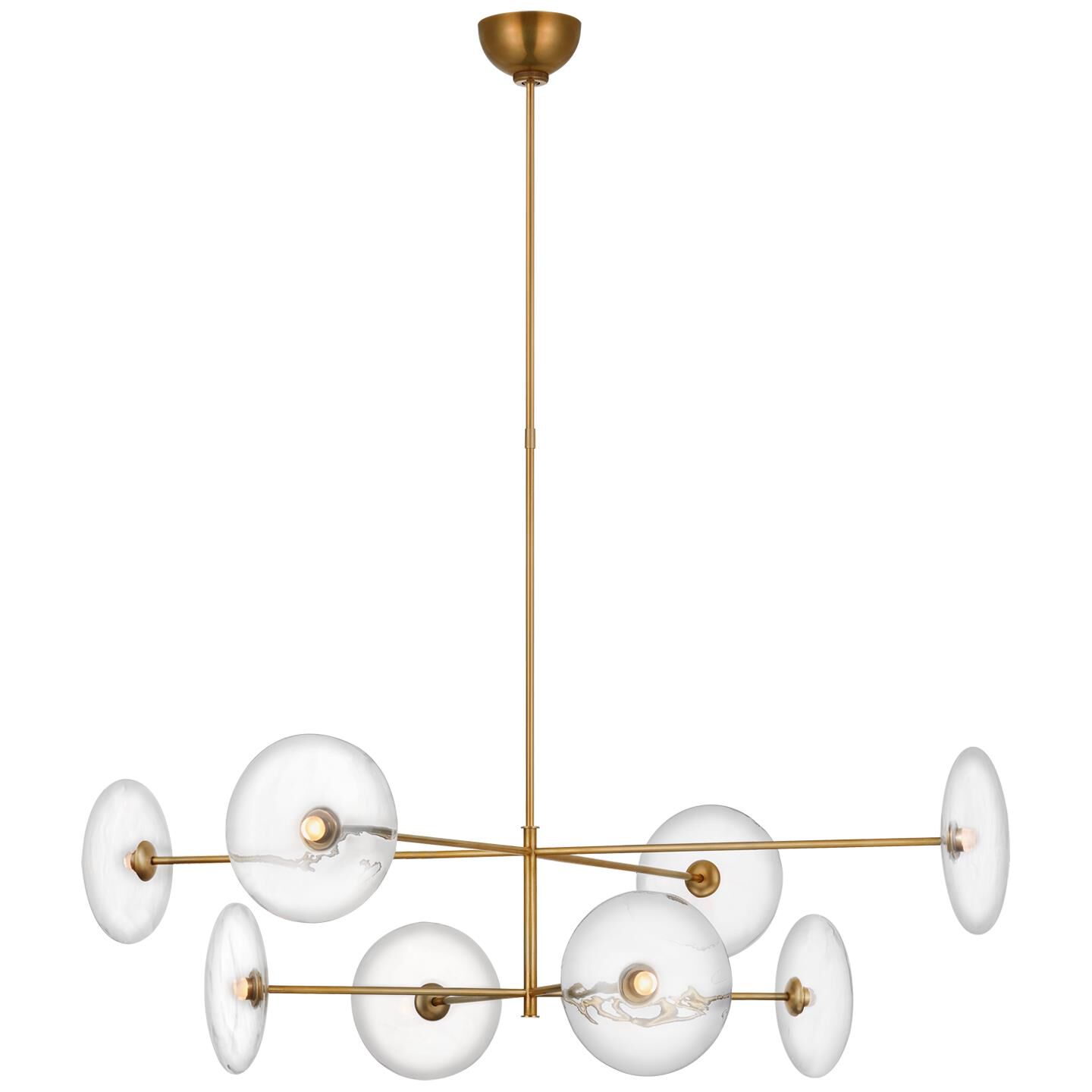 Visual Comfort Signature Collection Ian K. Fowler Calvino 42 Inch LED Chandelier