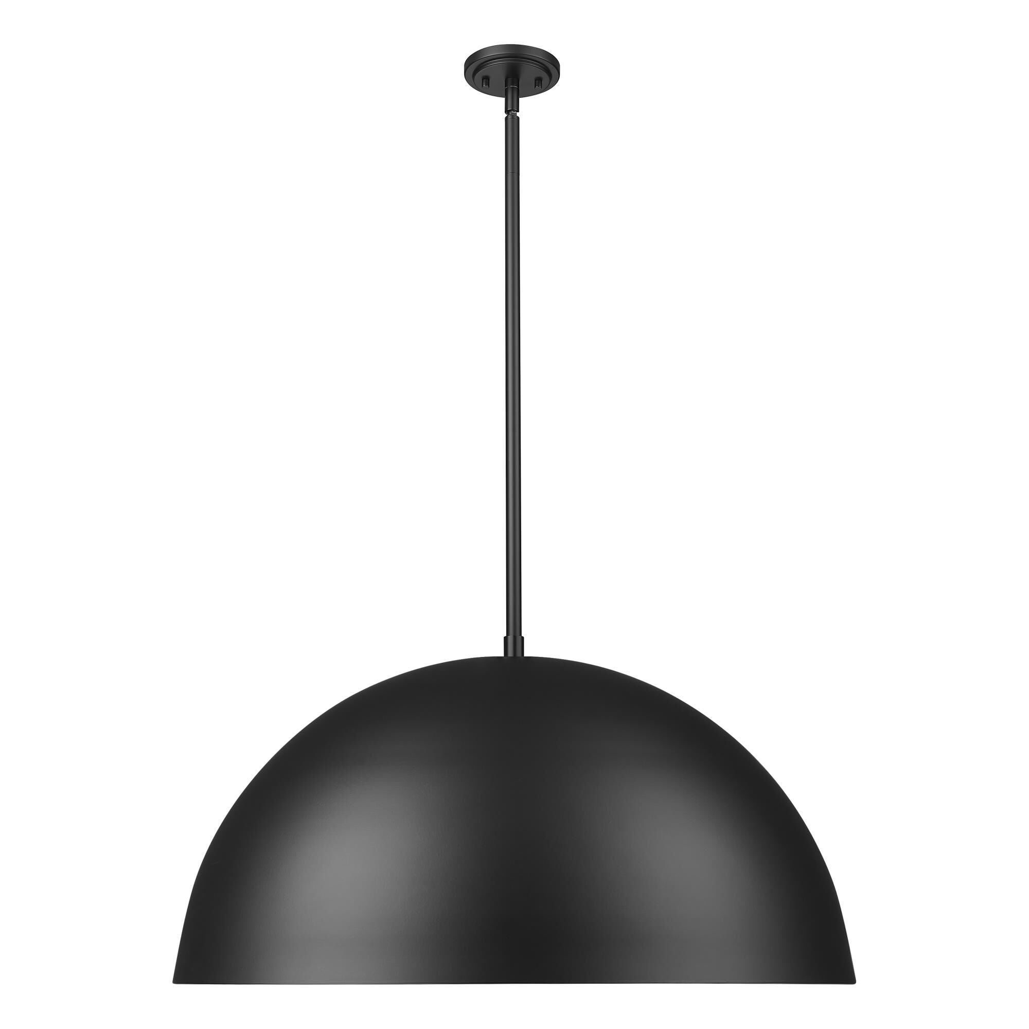 Shown in Matte Black finish and Matte Black and Gold shade