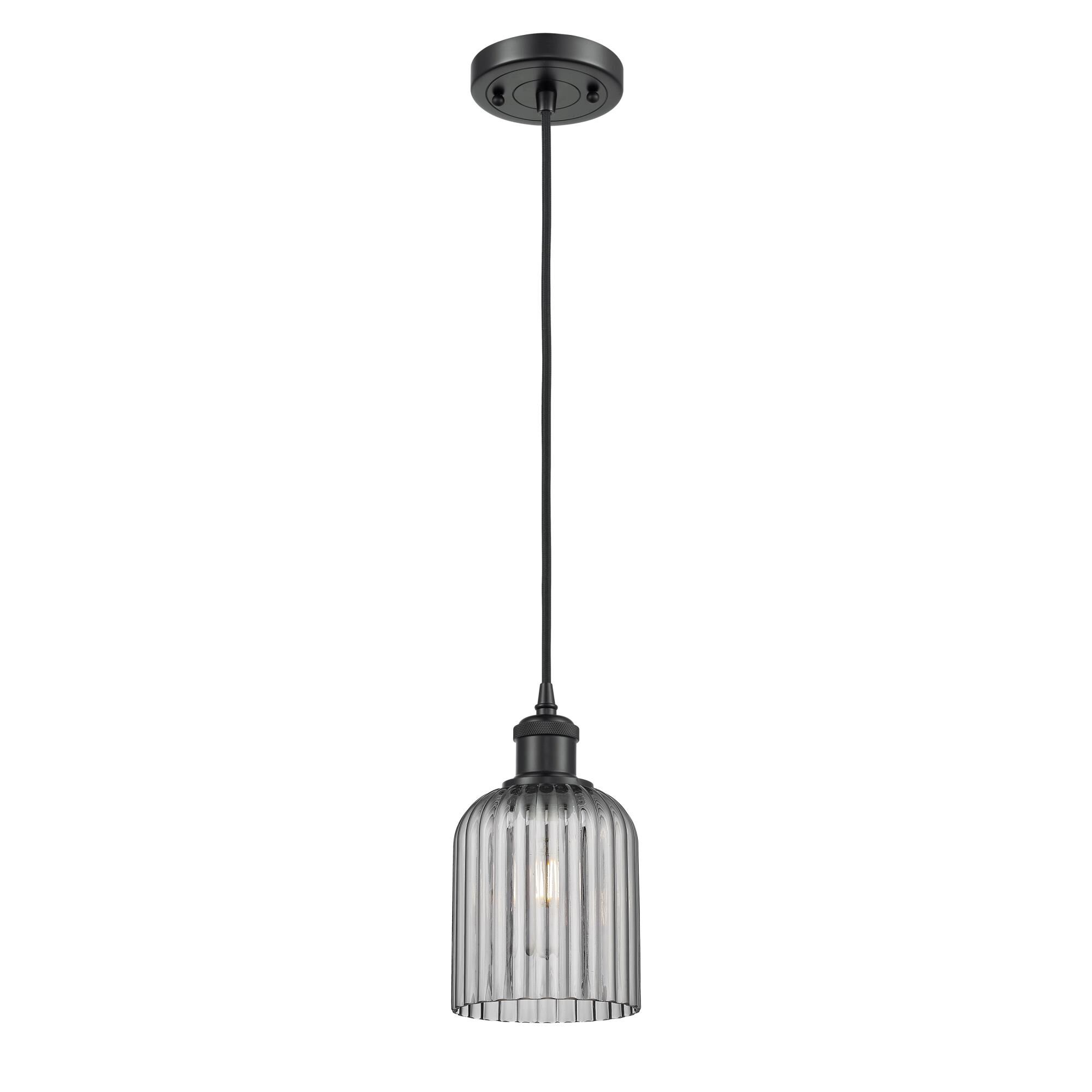 Shown in Matte Black finish and Light Smoke shade