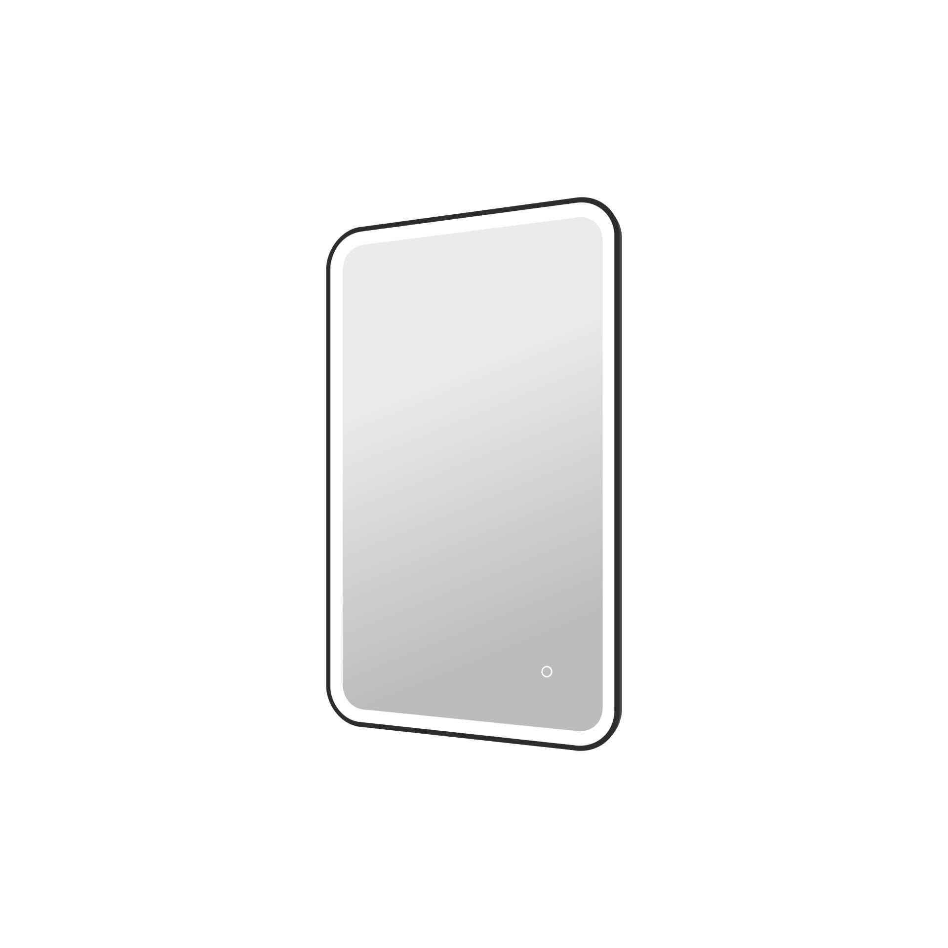 Harmoni 40 Inch Rectangular LED Lighted Mirror by Elegant Decor