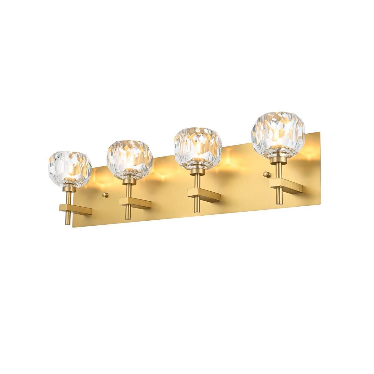 Graham 25 Inch 4 Light LED Bath Vanity Light by Elegant Lighting