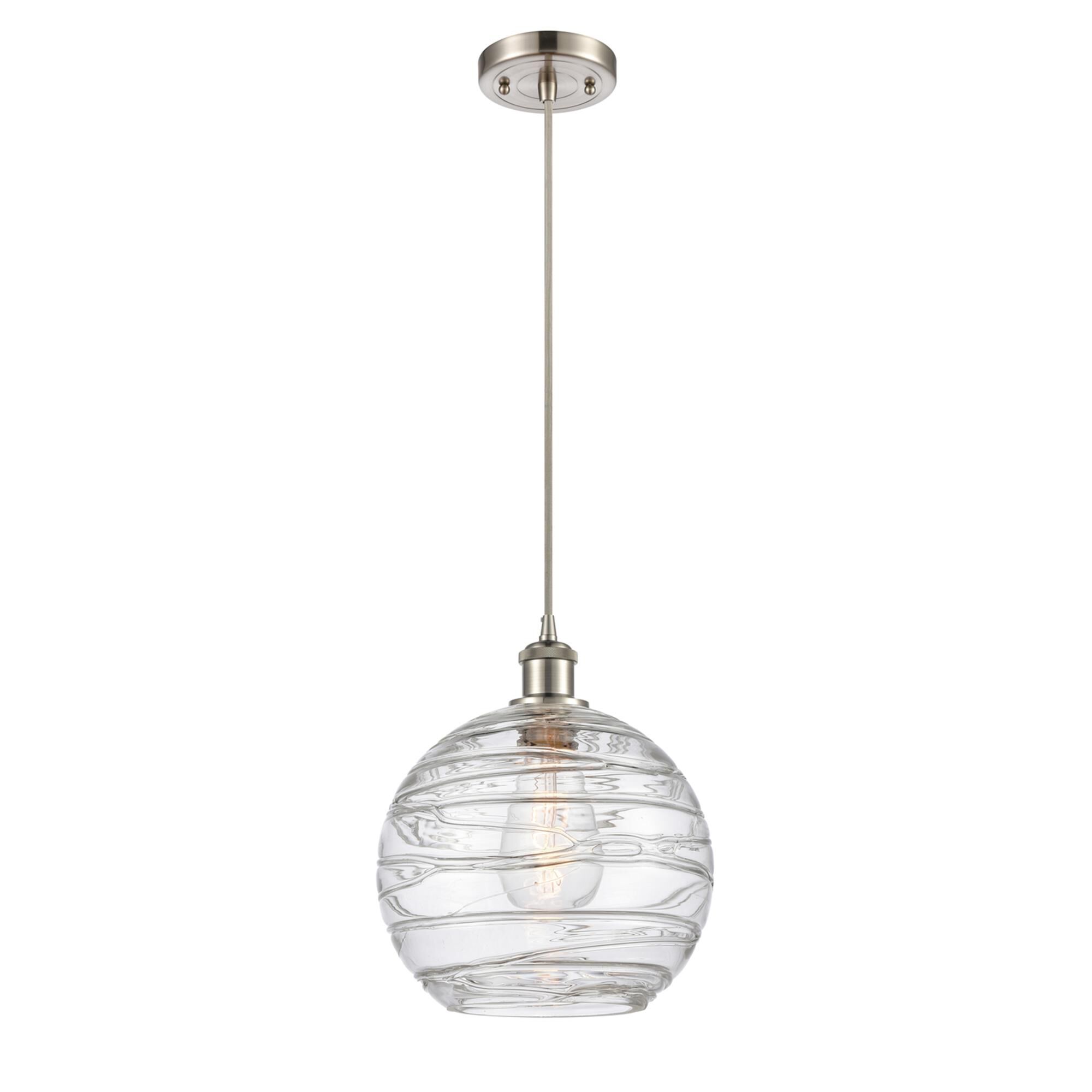 Bruno Marashlian Athens Deco Swirl 10 Inch Mini Pendant by Innovations Lighting