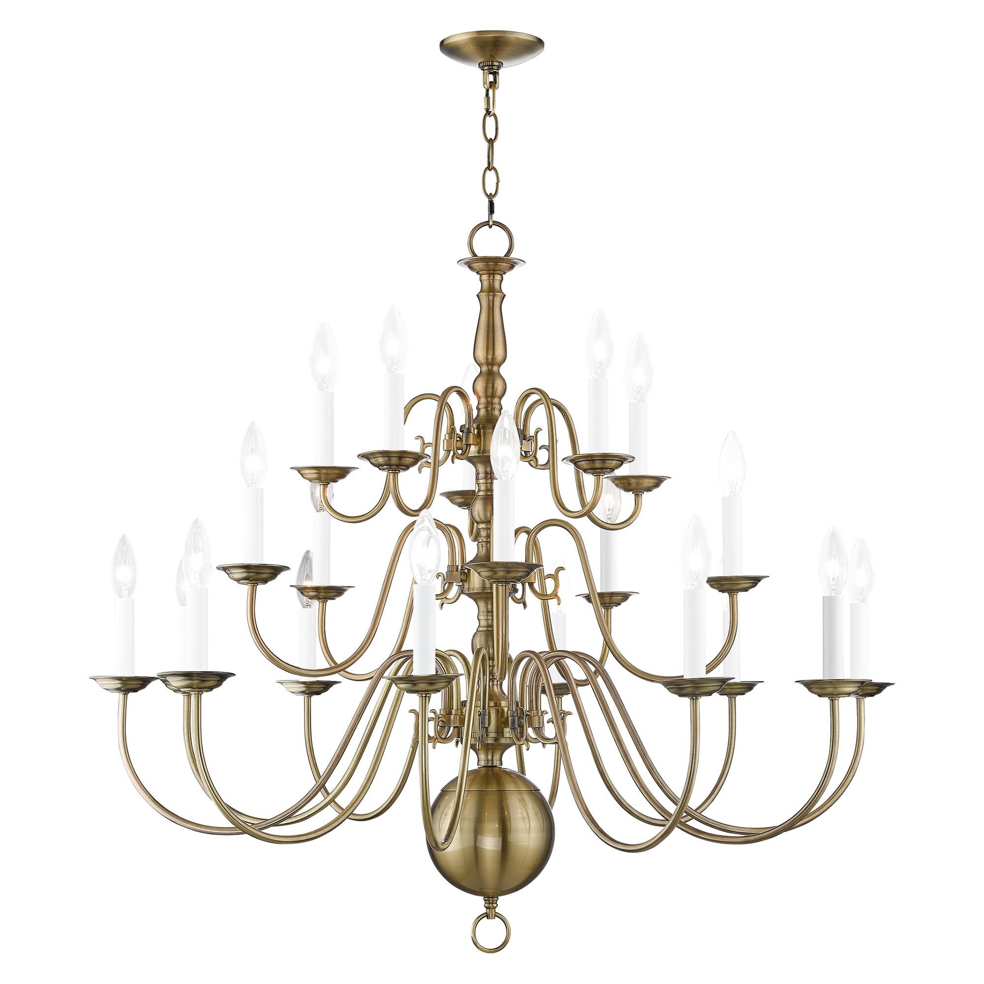 Shown in Antique Brass finish