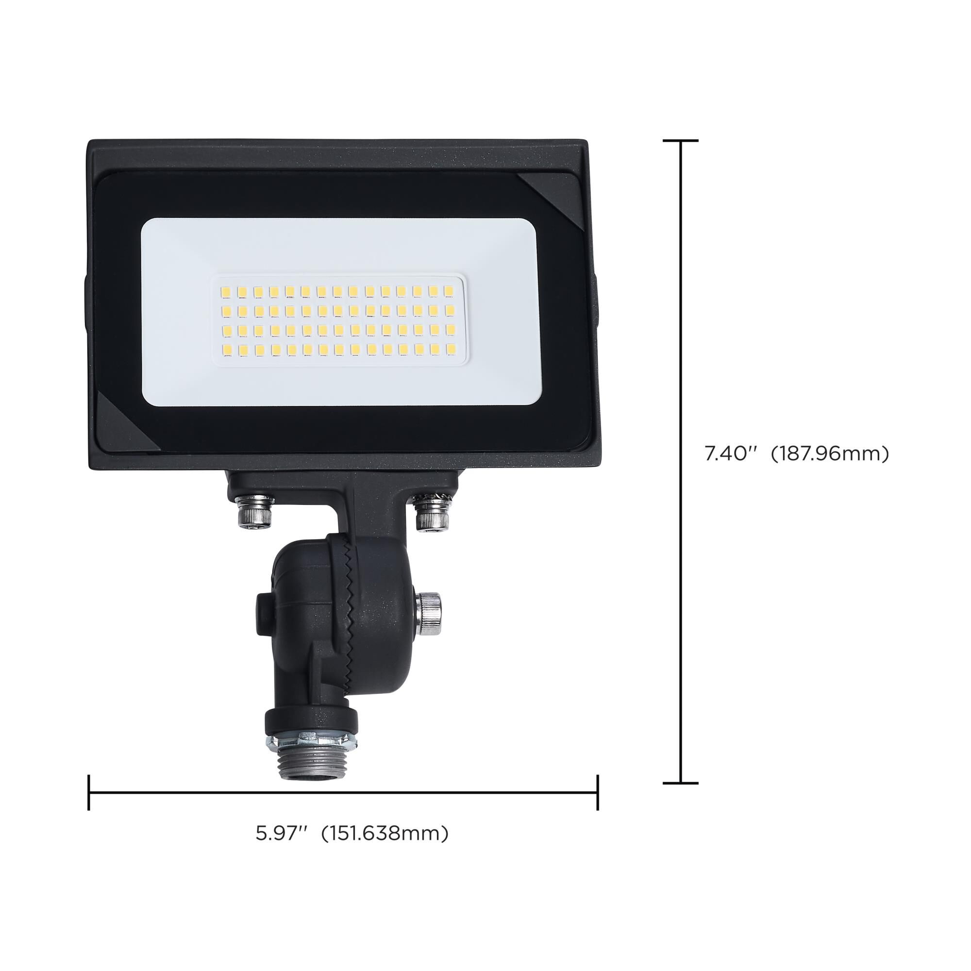 6 Inch Outdoor Flood Light by Satco