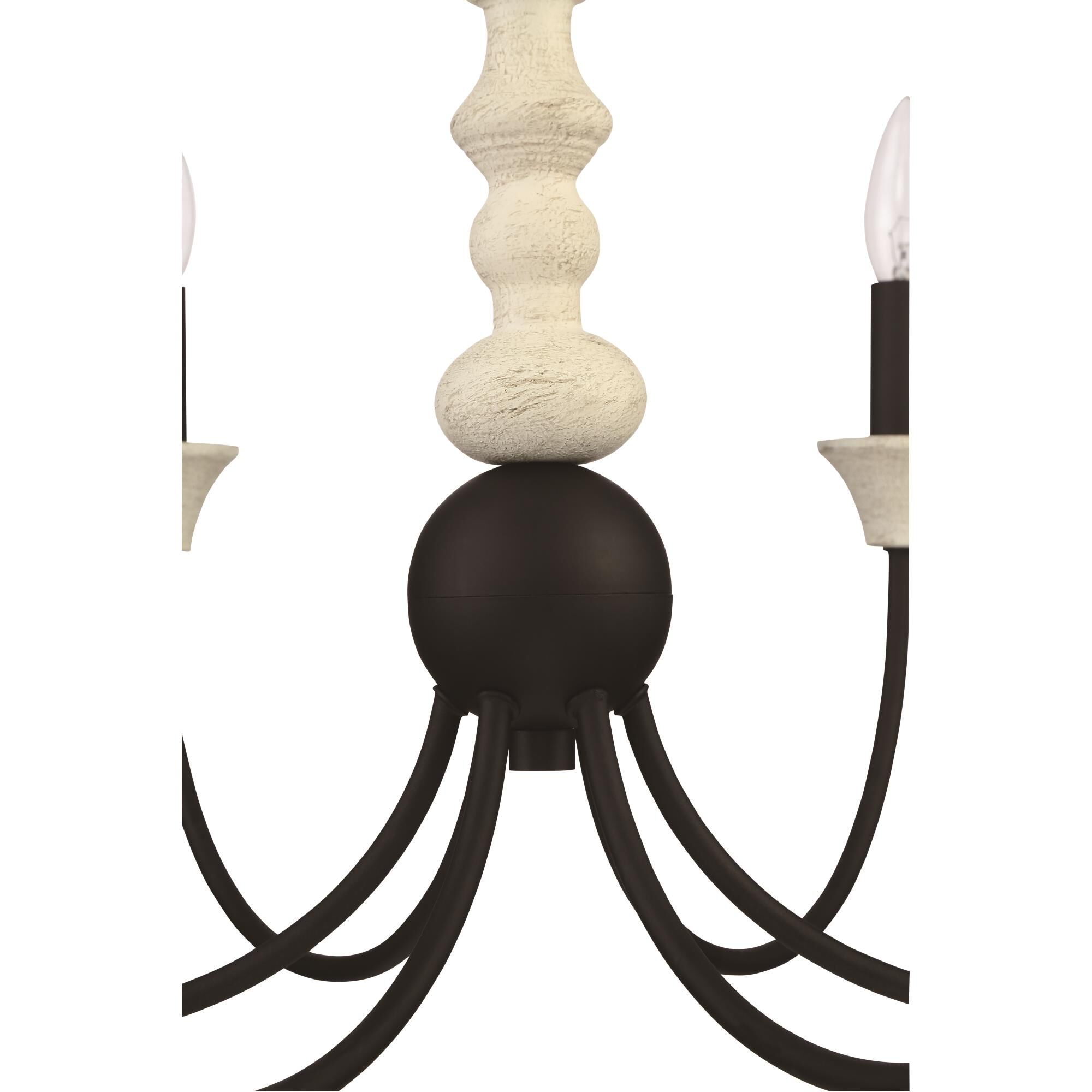 Shown in Cottage White - Espresso finish