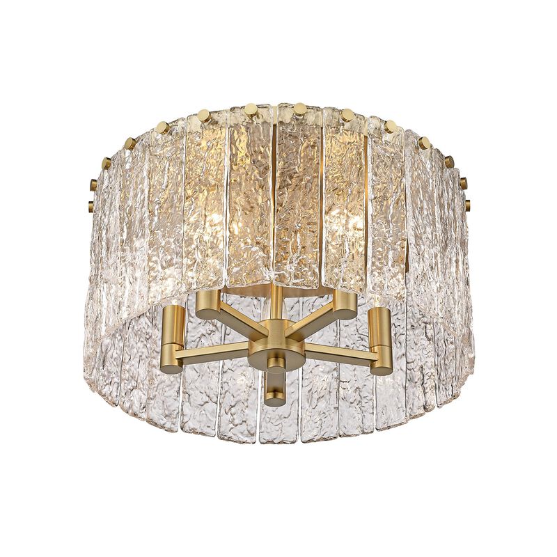 Glacier 16 Inch 5 Light Flush Mount by Z-Lite