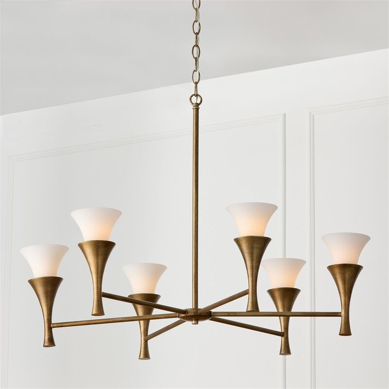 Nola 34 Inch Chandelier by Capital Lighting Fixture Company