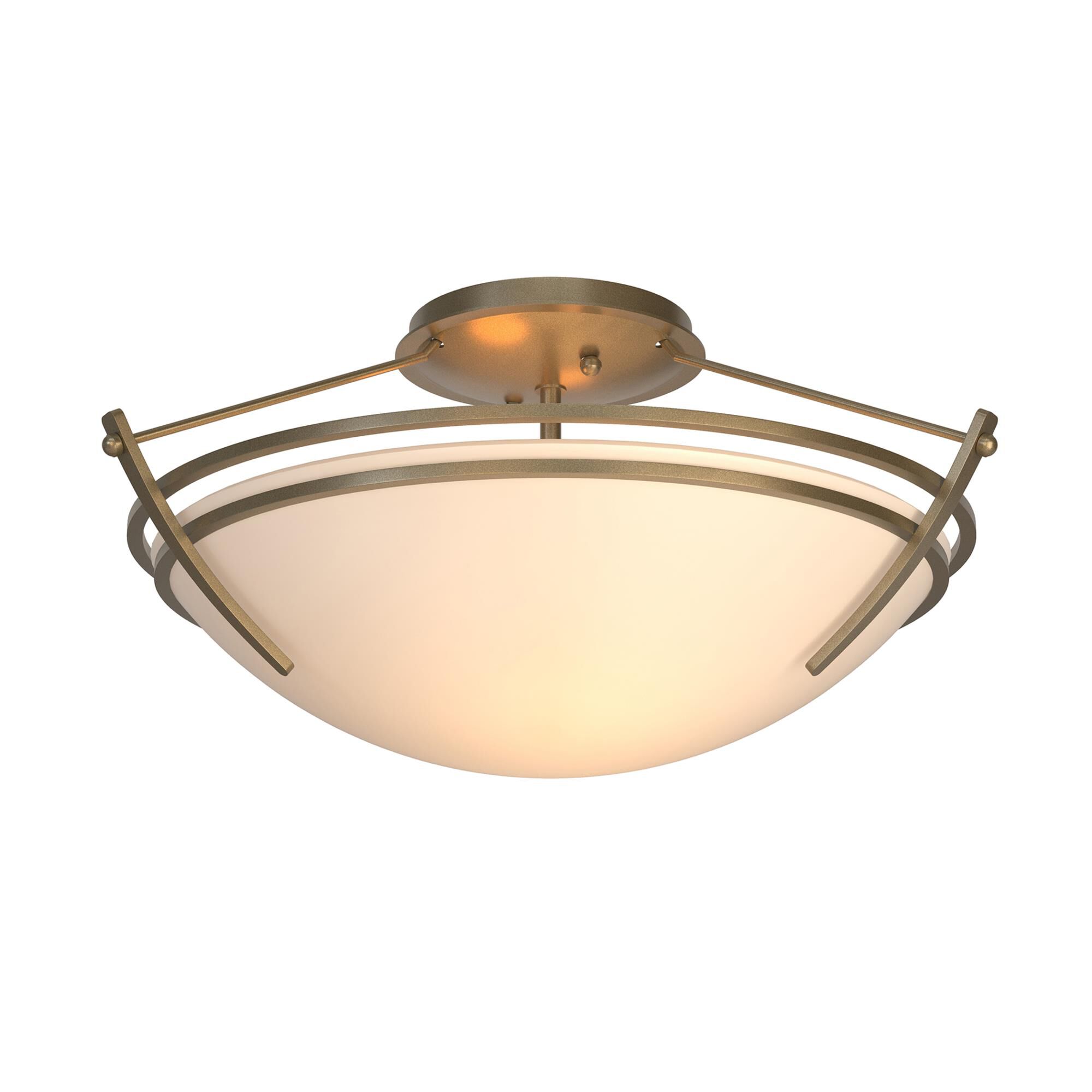 Presidio Tryne 16 Inch 2 Light Semi Flush Mount by Hubbardton Forge