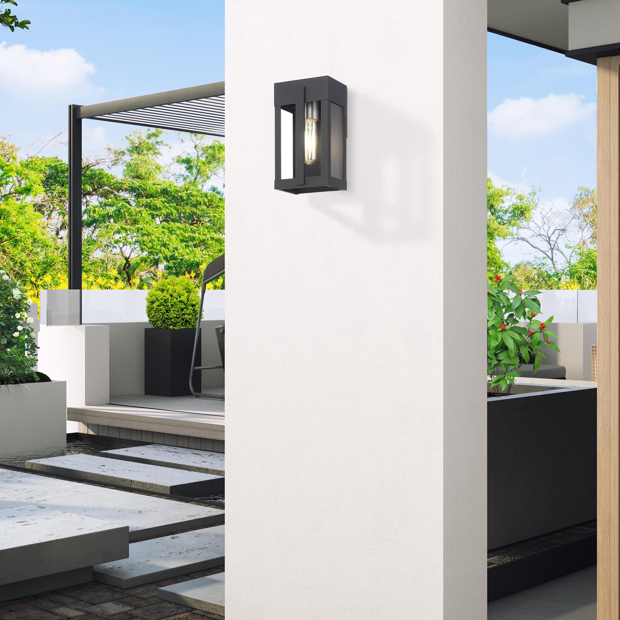 Berksford 5 Inch Outdoor Wall Light by Livex Lighting