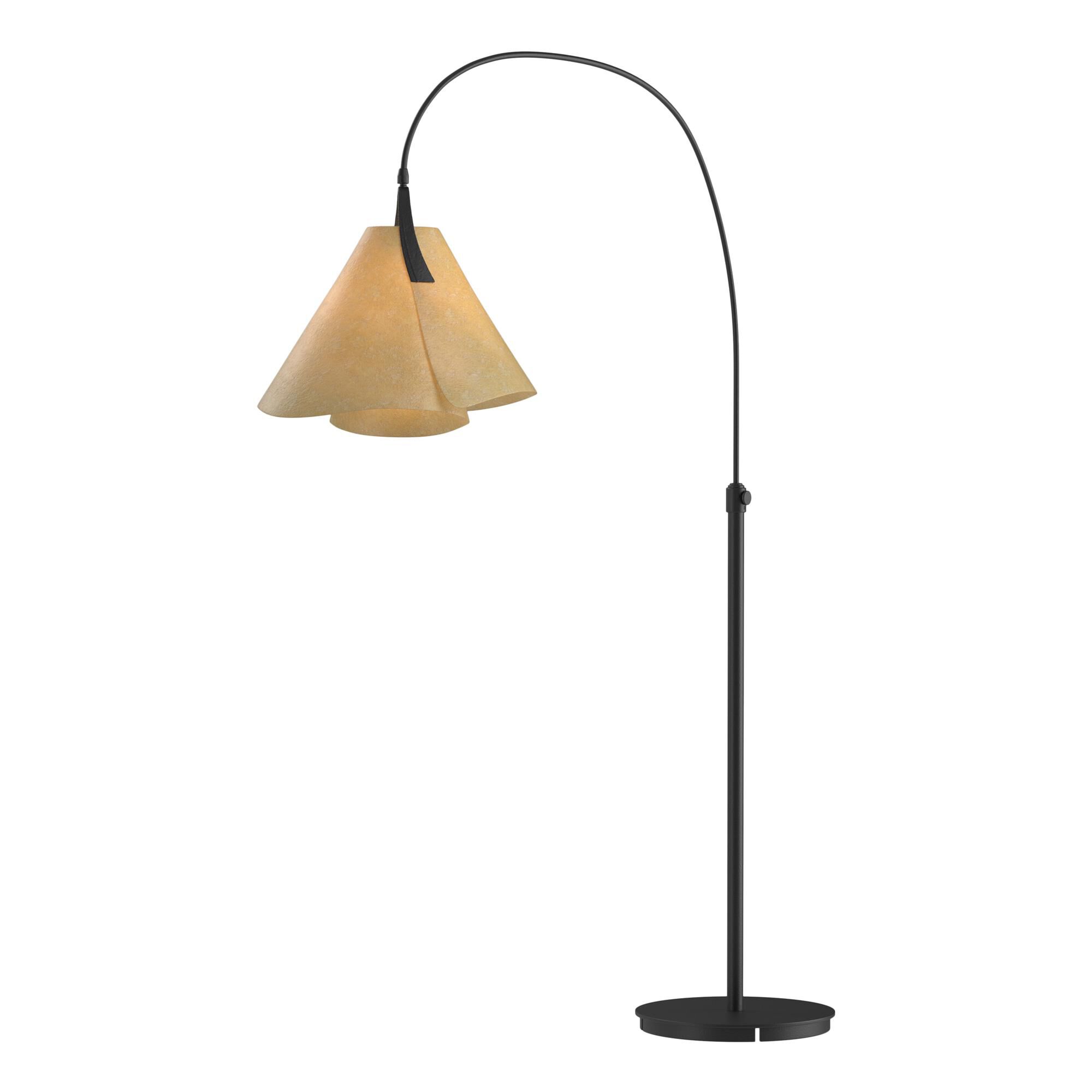 Shown in Black finish and Spun Amber shade