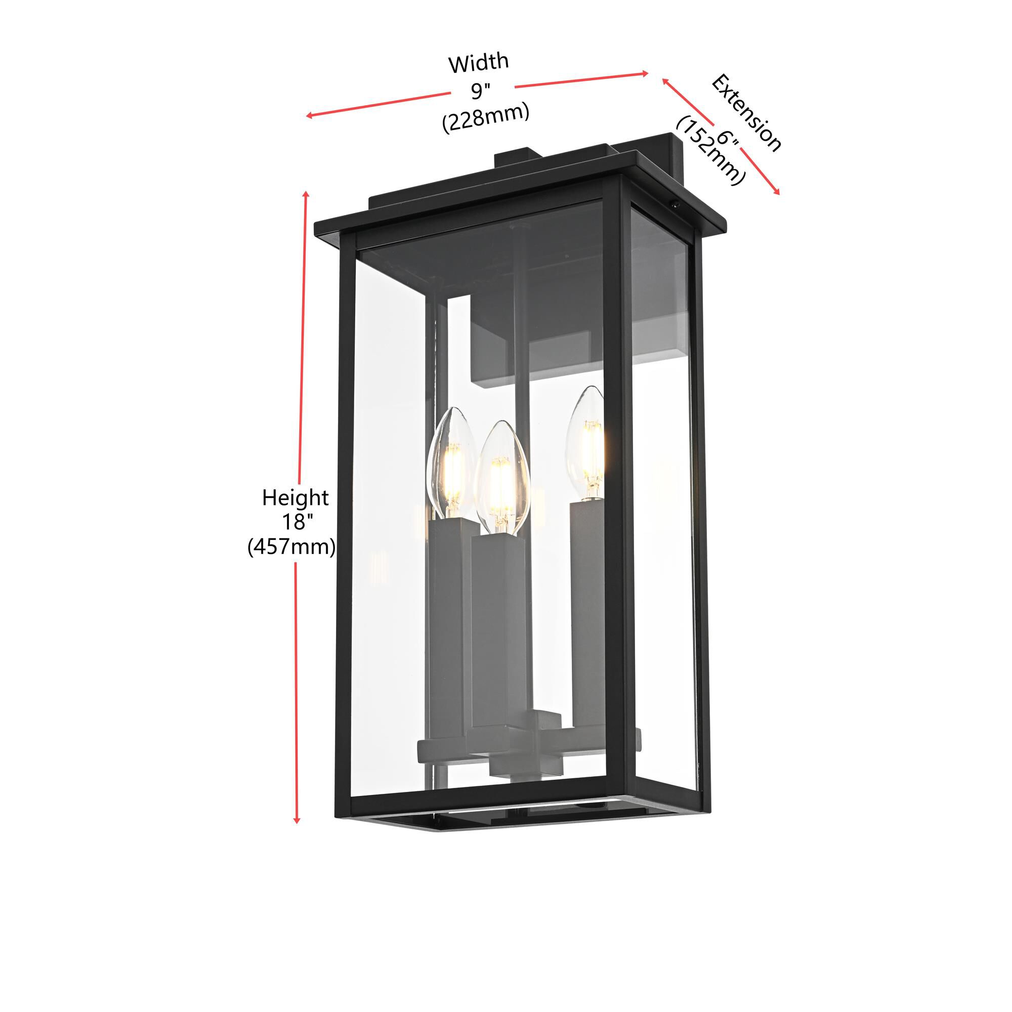 Shown in Black finish
