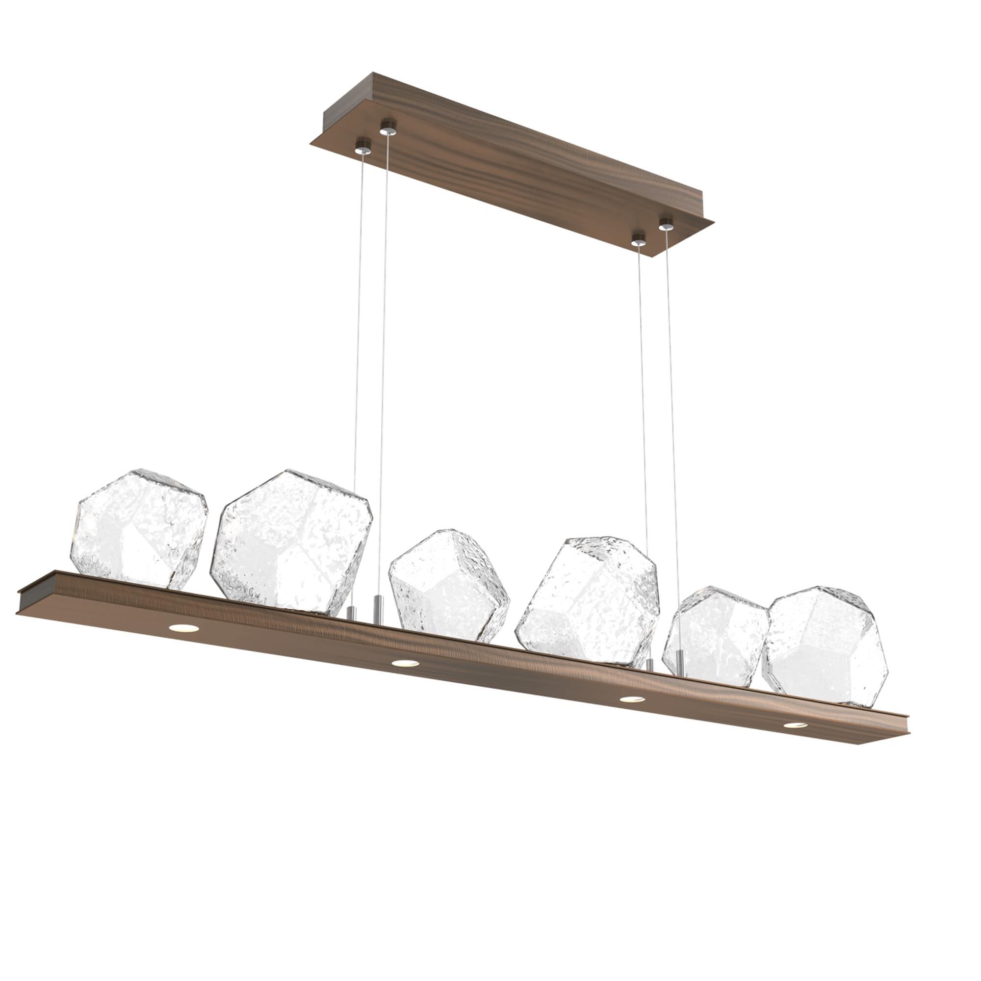 Shown in Oil Rubbed Bronze finish and Clear glass
