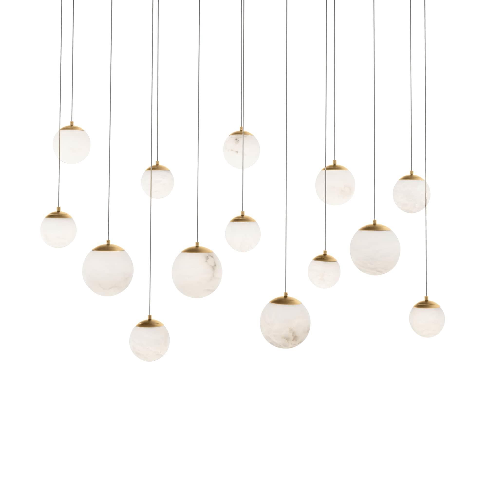 Shown in Aged Brass finish