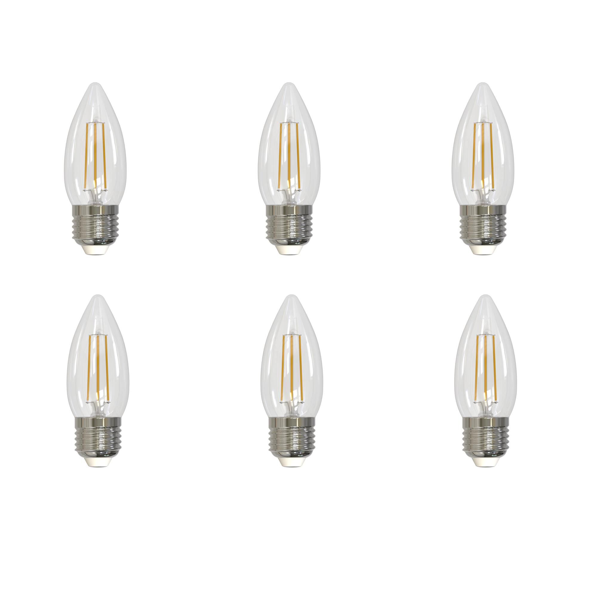 Dimmable 4.5 Watt 2700K B11 LED Light Bulb by Bulbrite