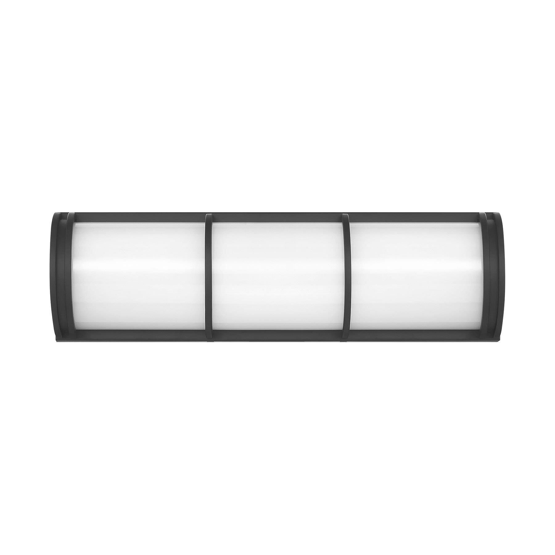 Shown in Matte Black finish and White Etched glass