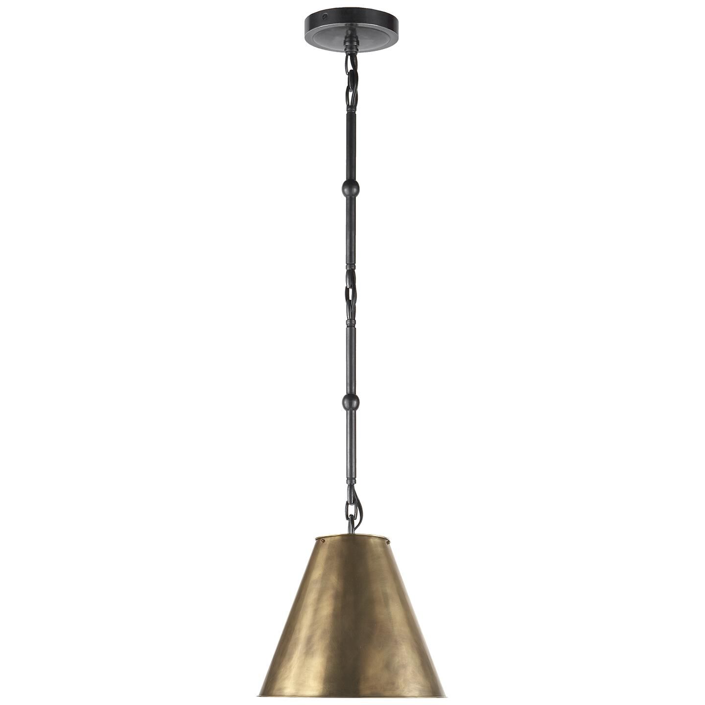 Shown in Bronze finish and Antique Brass shade